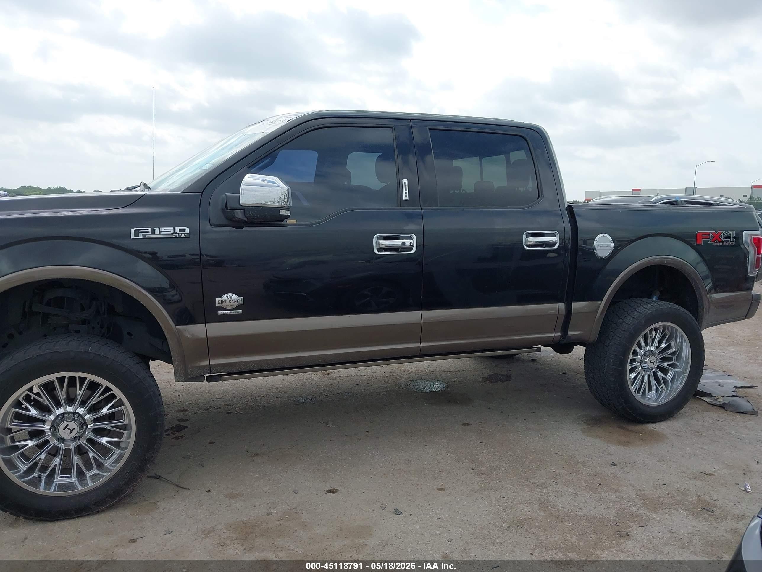 2015 Ford F-150 King Ranch Black vin: 1FTEW1EGXFFB78262