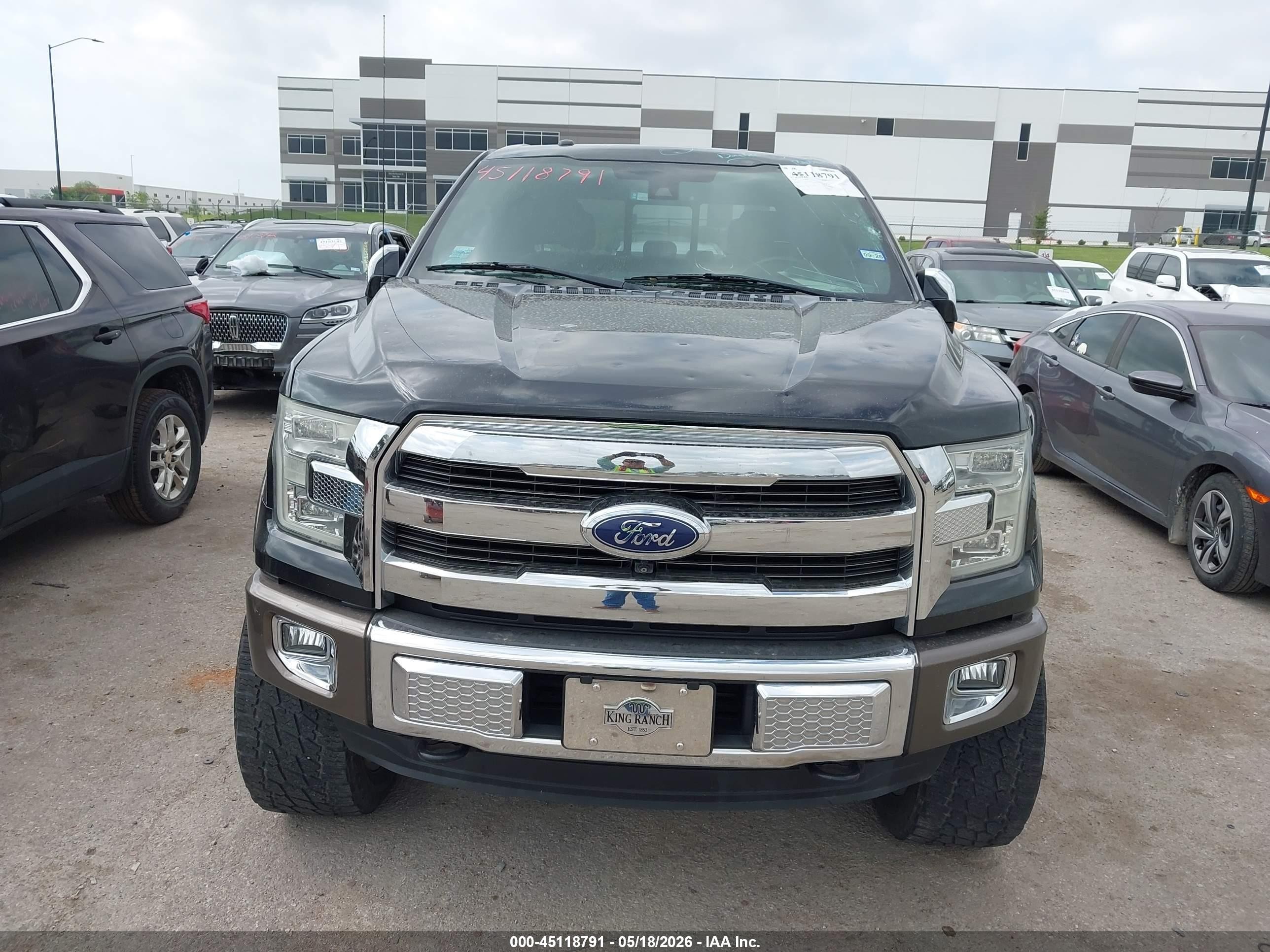 2015 Ford F-150 King Ranch Black vin: 1FTEW1EGXFFB78262