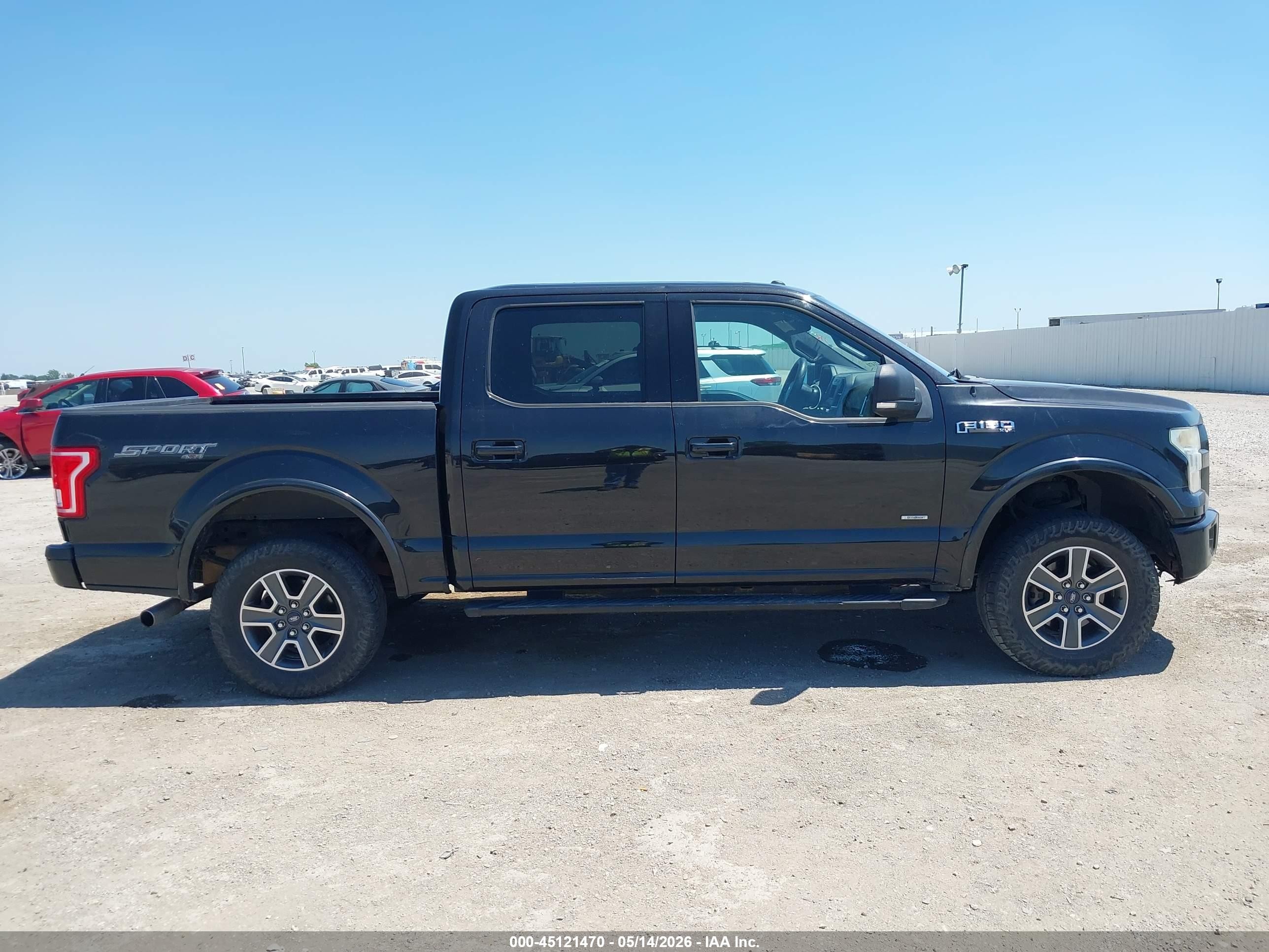 2015 Ford F-150 Xlt Black vin: 1FTEW1EGXFFB79735