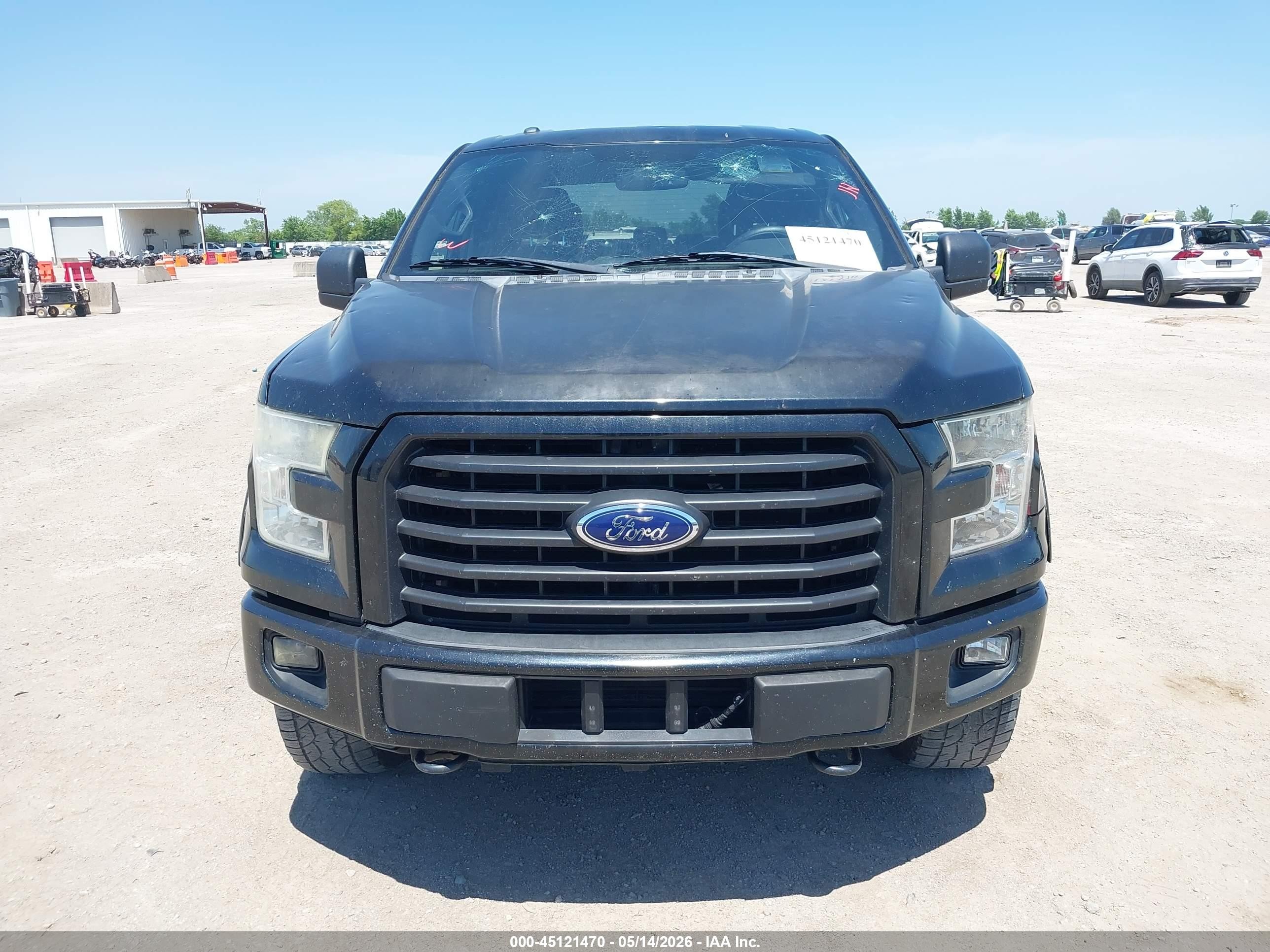 2015 Ford F-150 Xlt Black vin: 1FTEW1EGXFFB79735