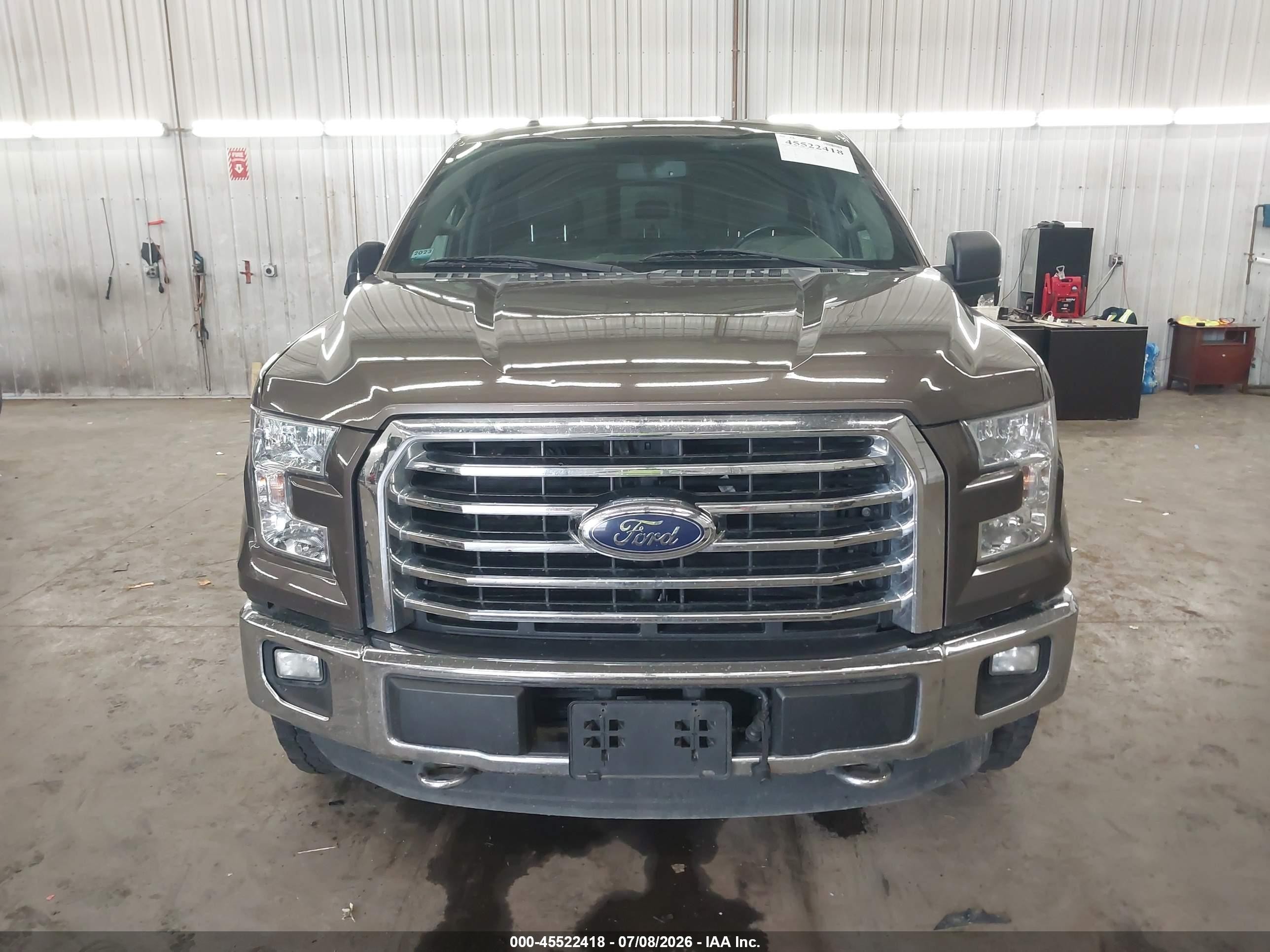 2015 Ford F-150 Xlt Brown vin: 1FTEW1EGXFFB83316