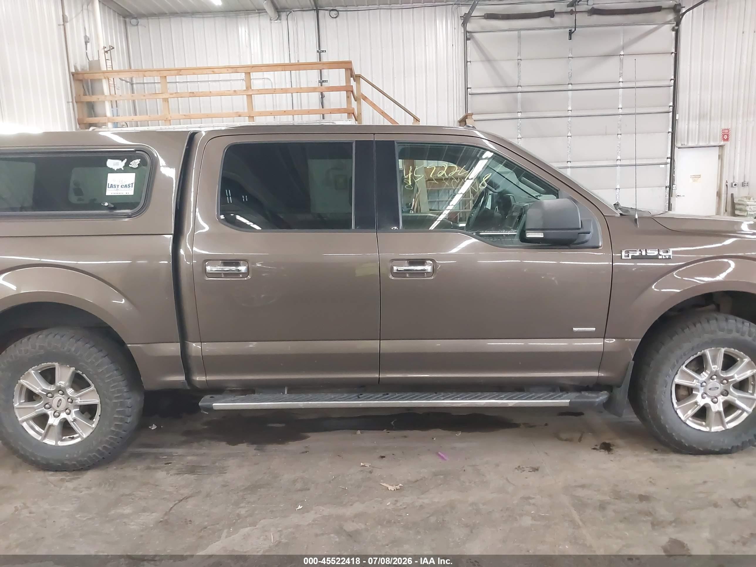 2015 Ford F-150 Xlt Brown vin: 1FTEW1EGXFFB83316