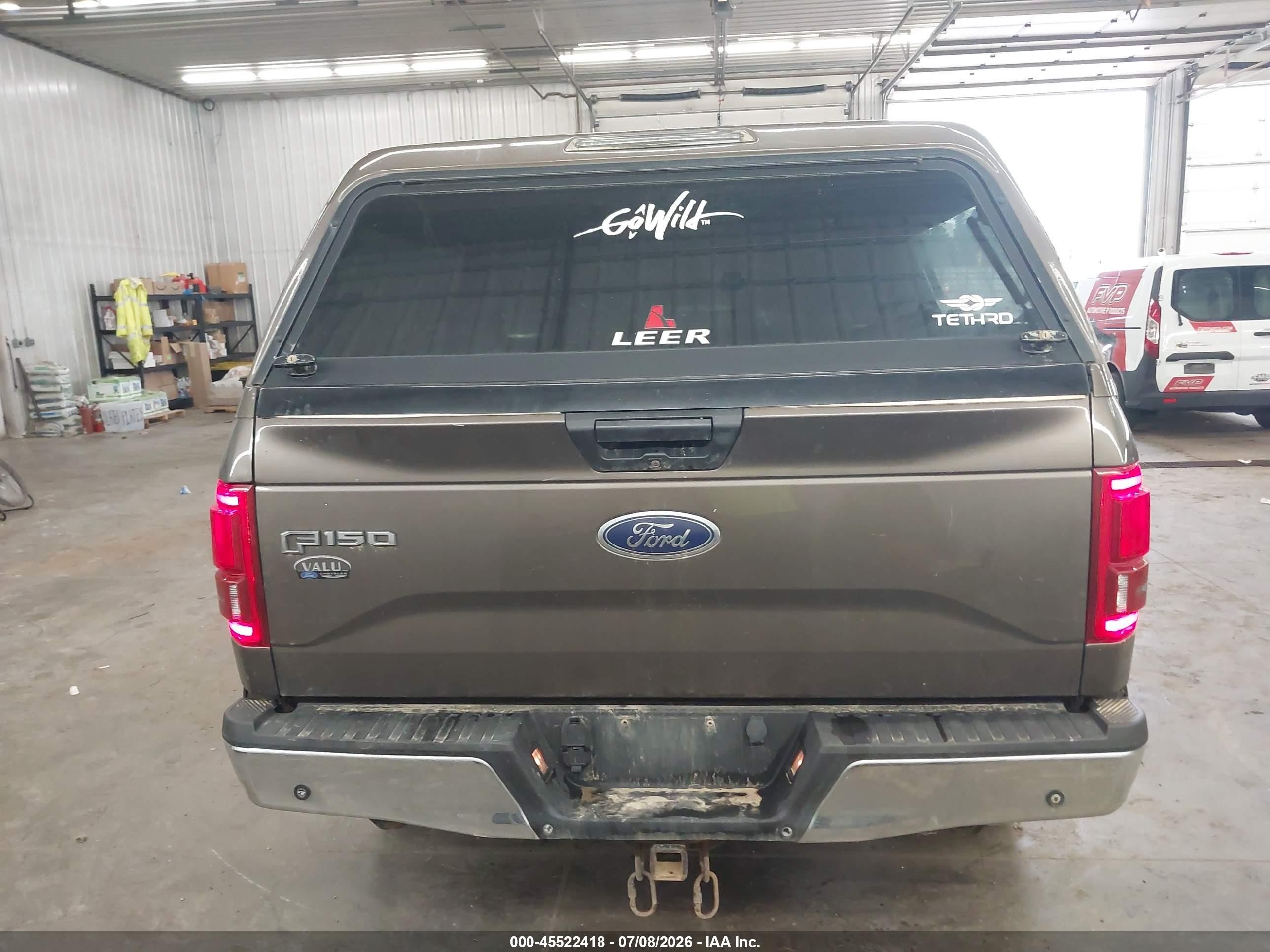 2015 Ford F-150 Xlt Brown vin: 1FTEW1EGXFFB83316