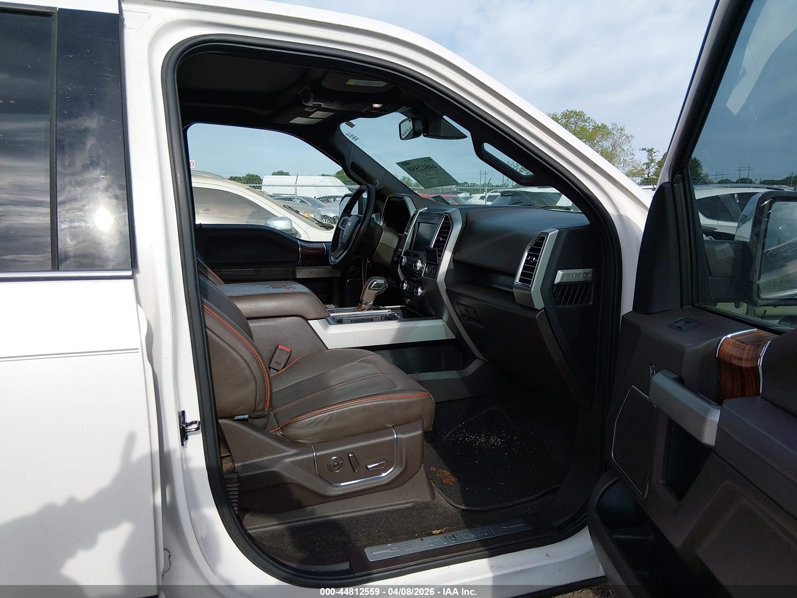 2015 Ford F-150 King Ranch White vin: 1FTEW1EGXFFB90508