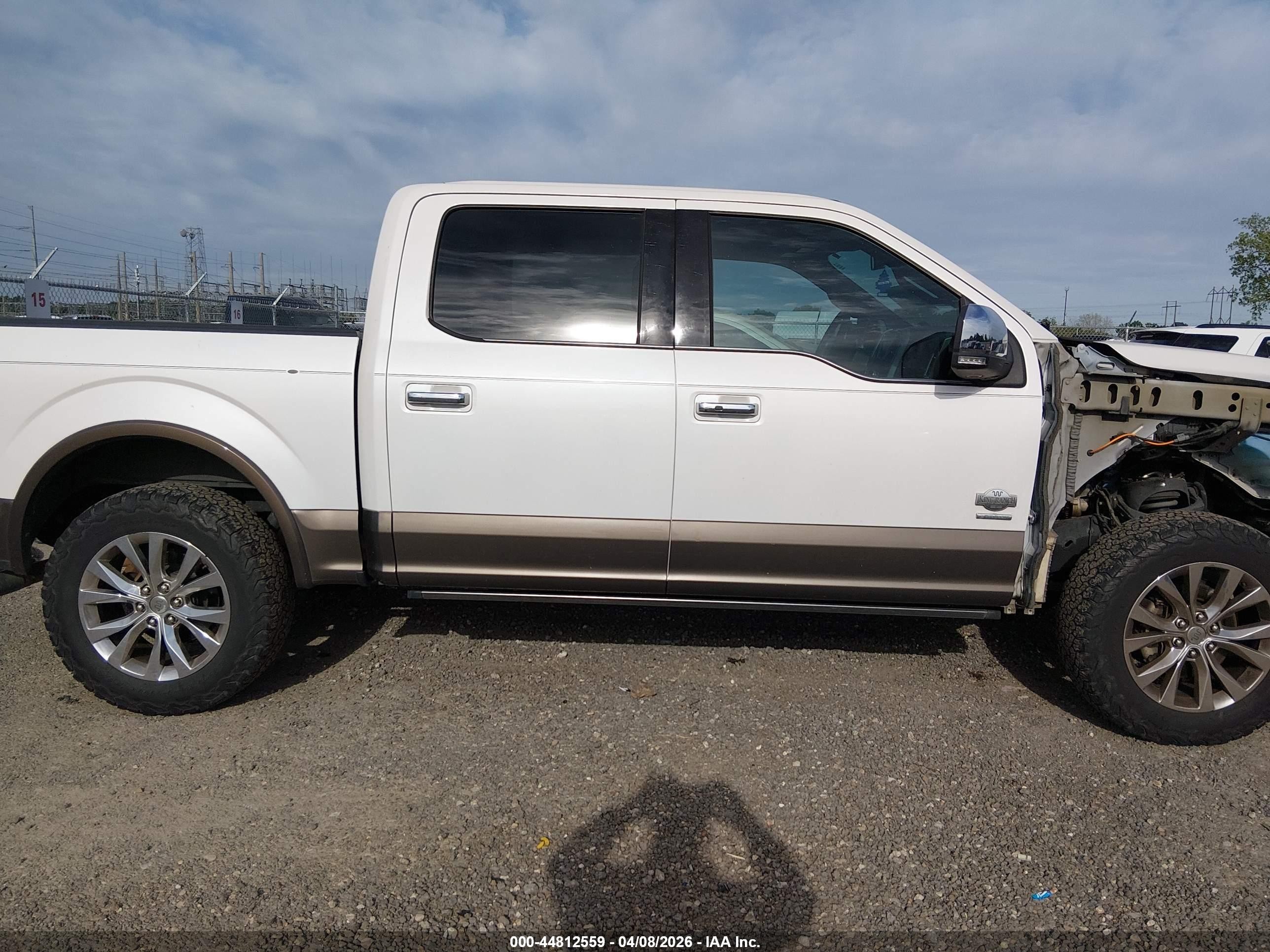 2015 Ford F-150 King Ranch White vin: 1FTEW1EGXFFB90508