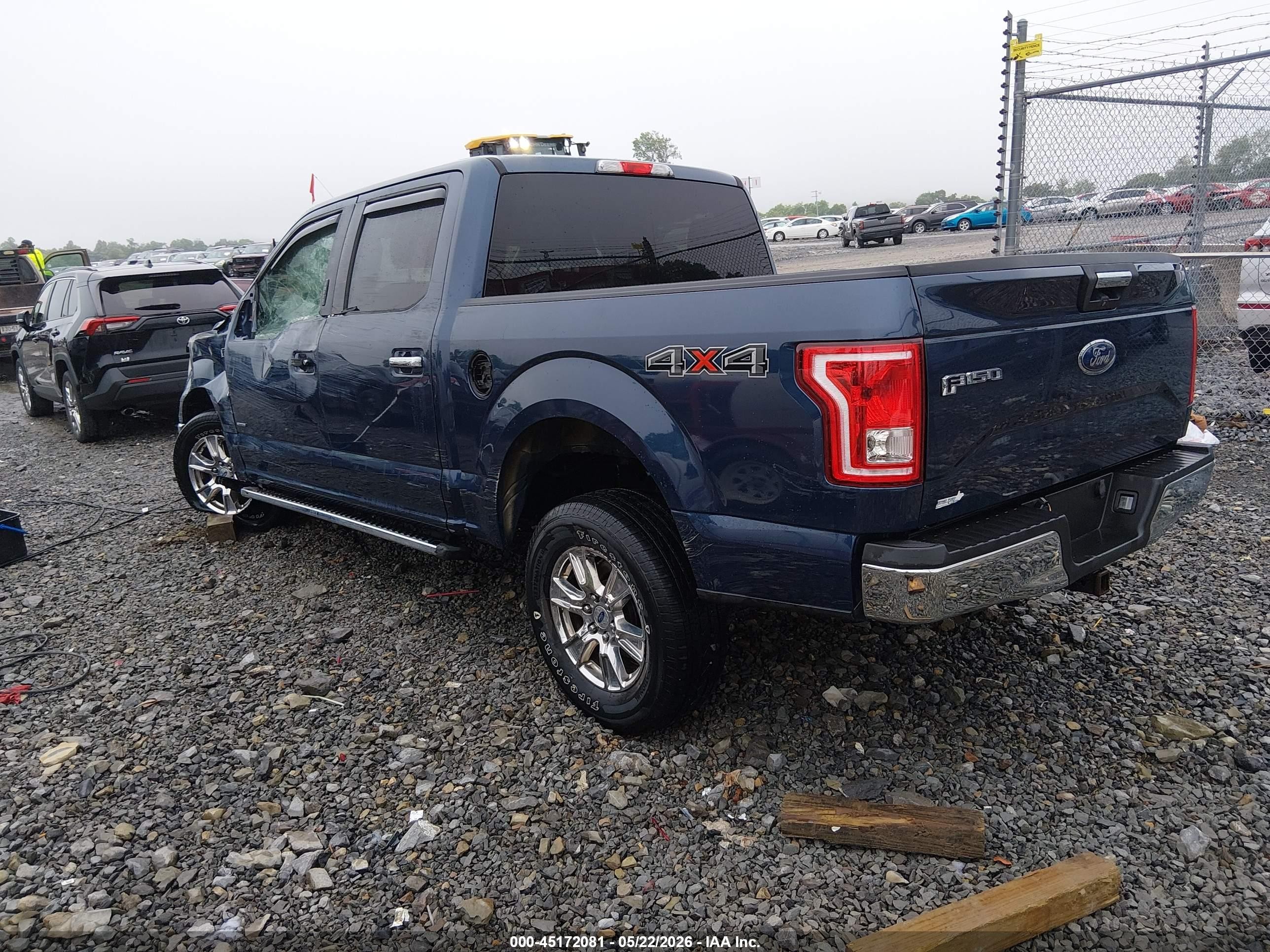 2015 Ford F-150 Xlt Blue vin: 1FTEW1EGXFFC21174