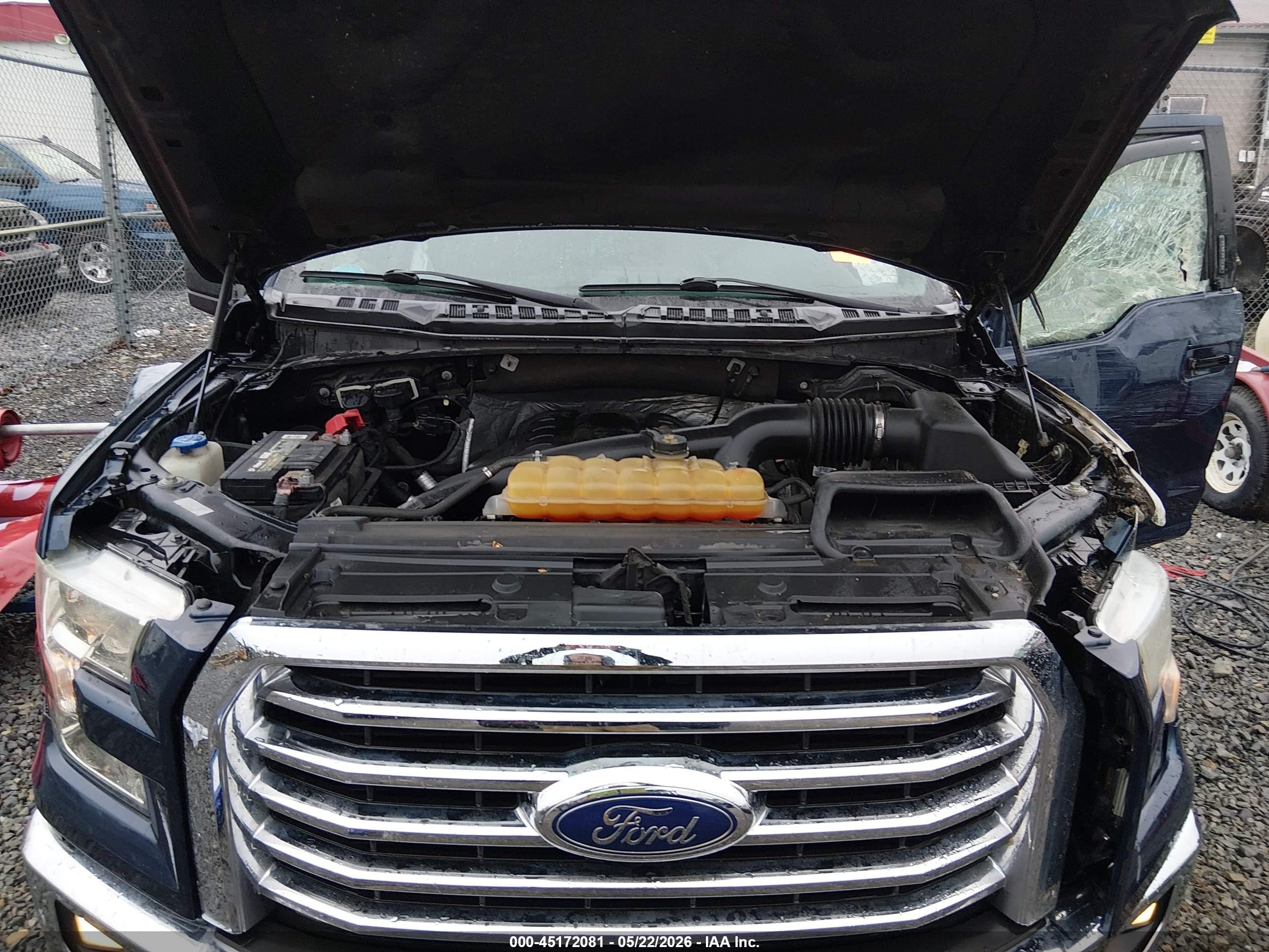 2015 Ford F-150 Xlt Blue vin: 1FTEW1EGXFFC21174