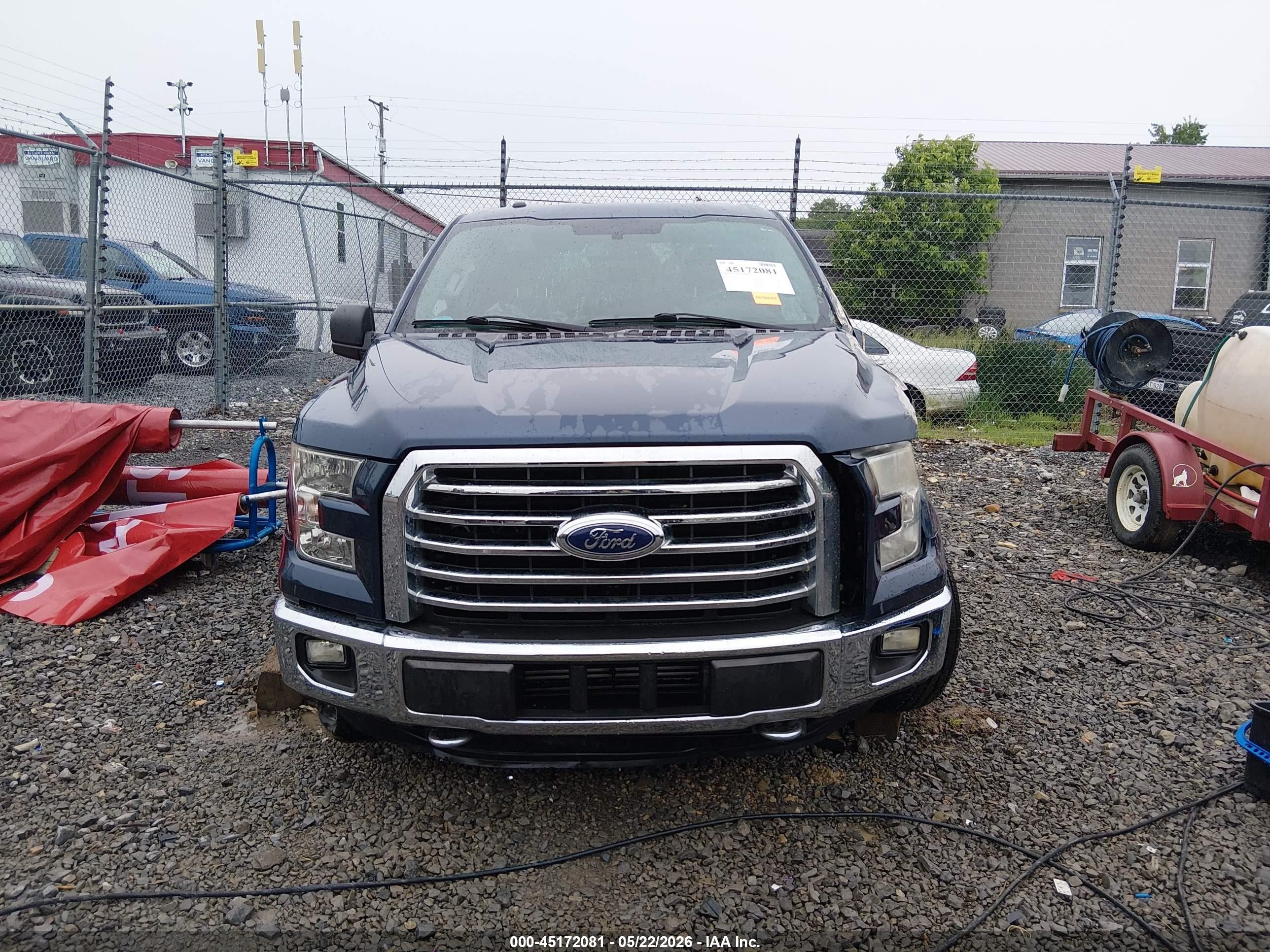 2015 Ford F-150 Xlt Blue vin: 1FTEW1EGXFFC21174