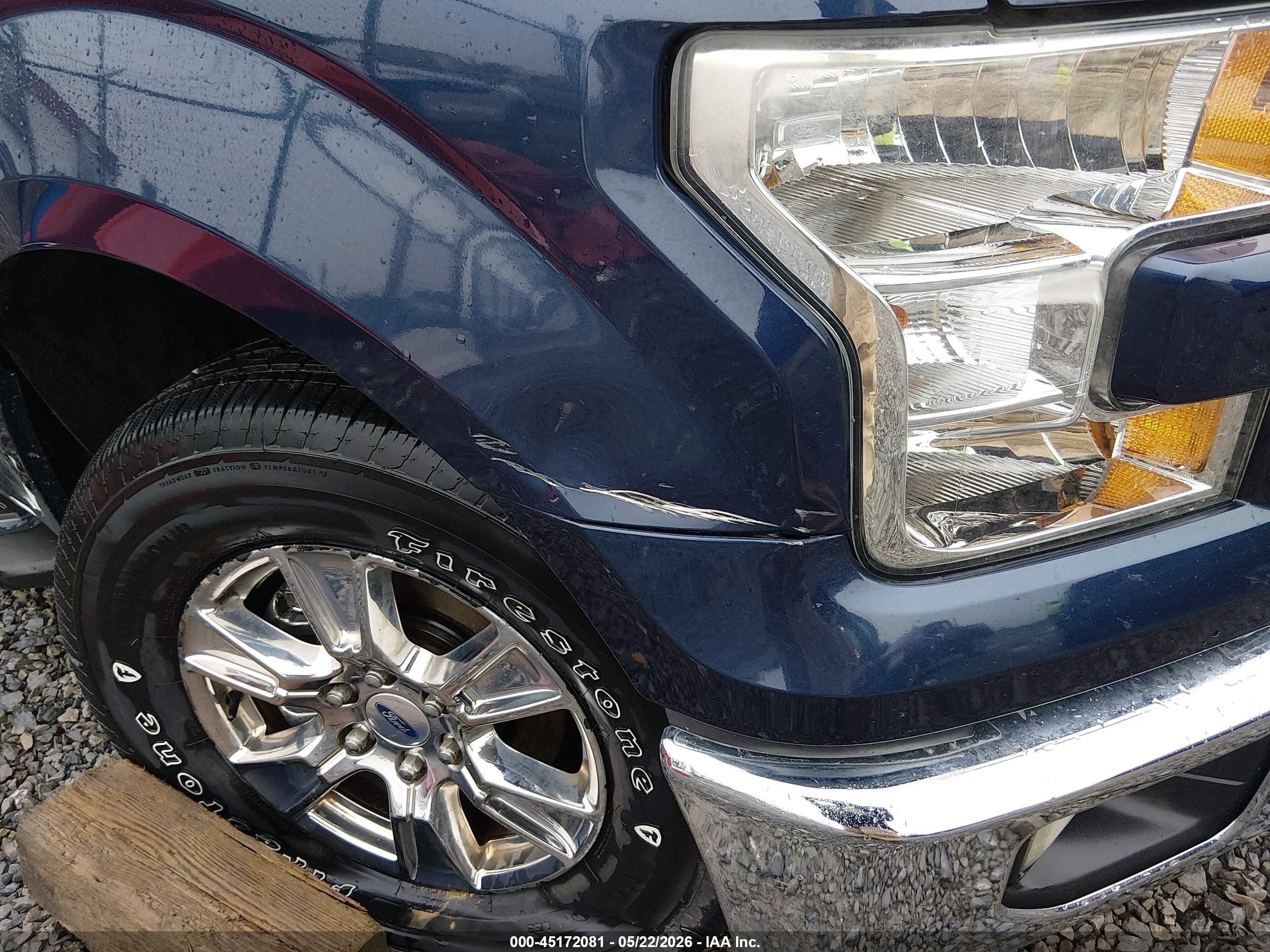 2015 Ford F-150 Xlt Blue vin: 1FTEW1EGXFFC21174