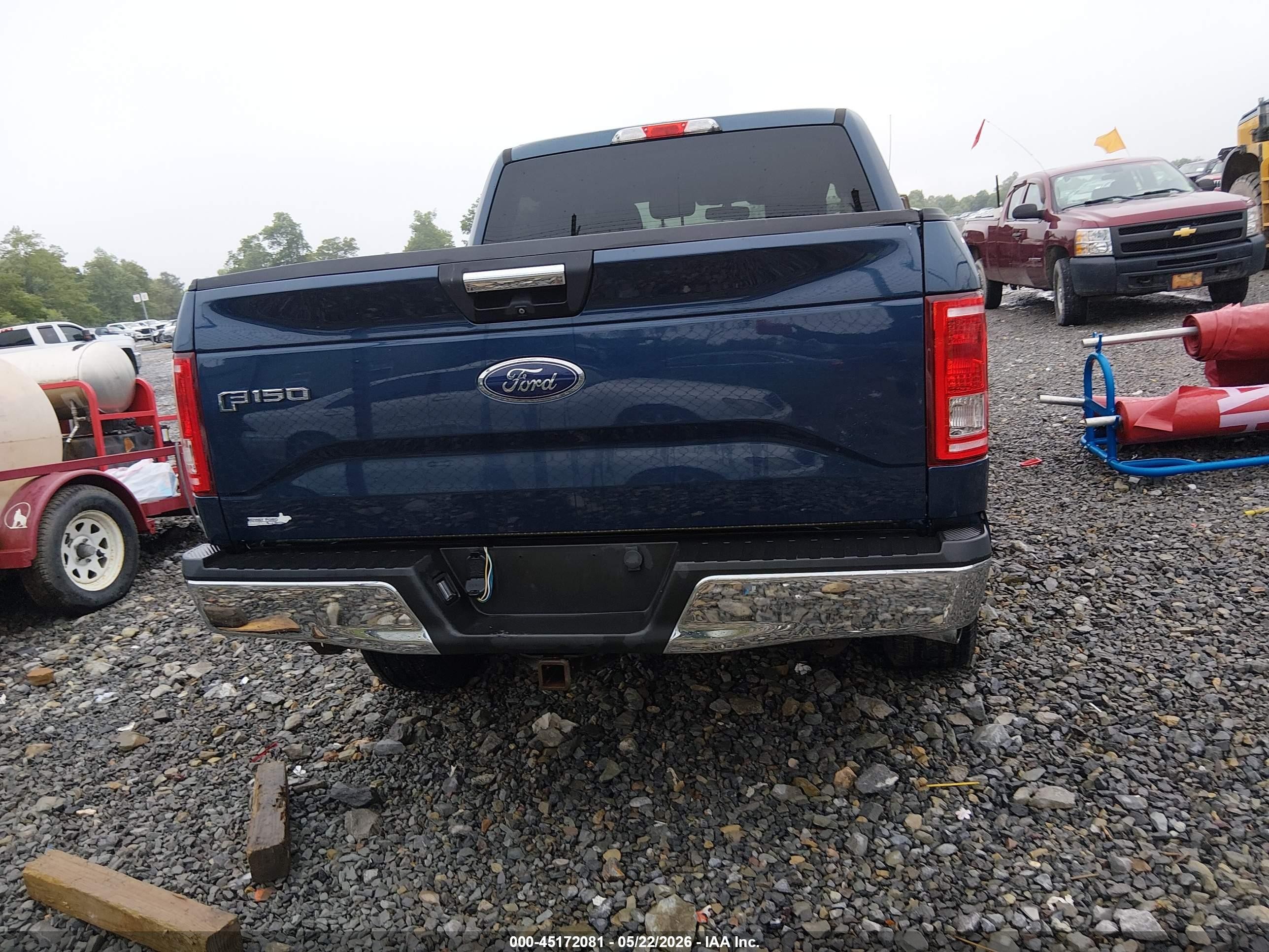 2015 Ford F-150 Xlt Blue vin: 1FTEW1EGXFFC21174
