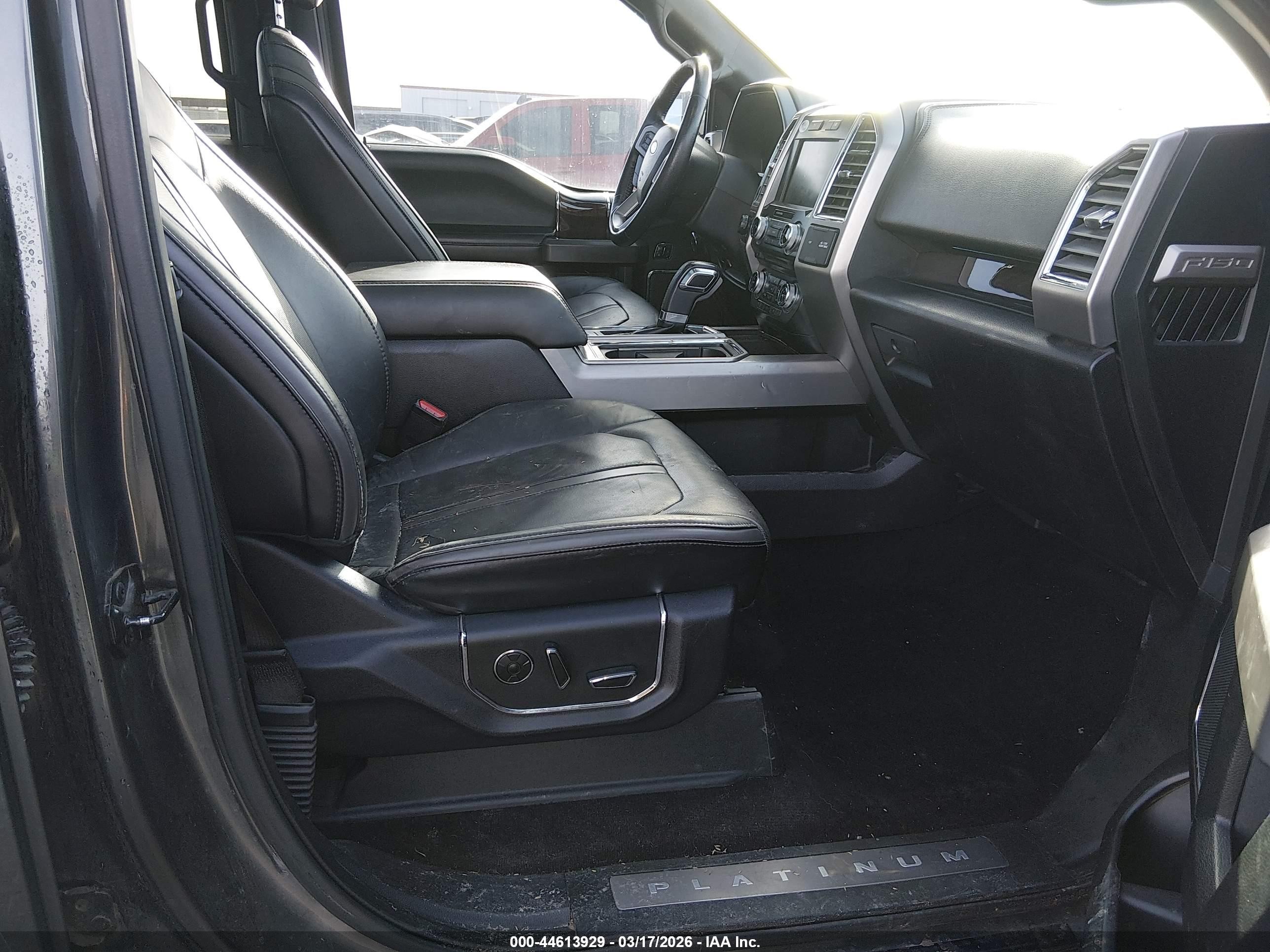 2015 Ford F-150 Platinum Серый vin: 1FTEW1EGXFFC77115
