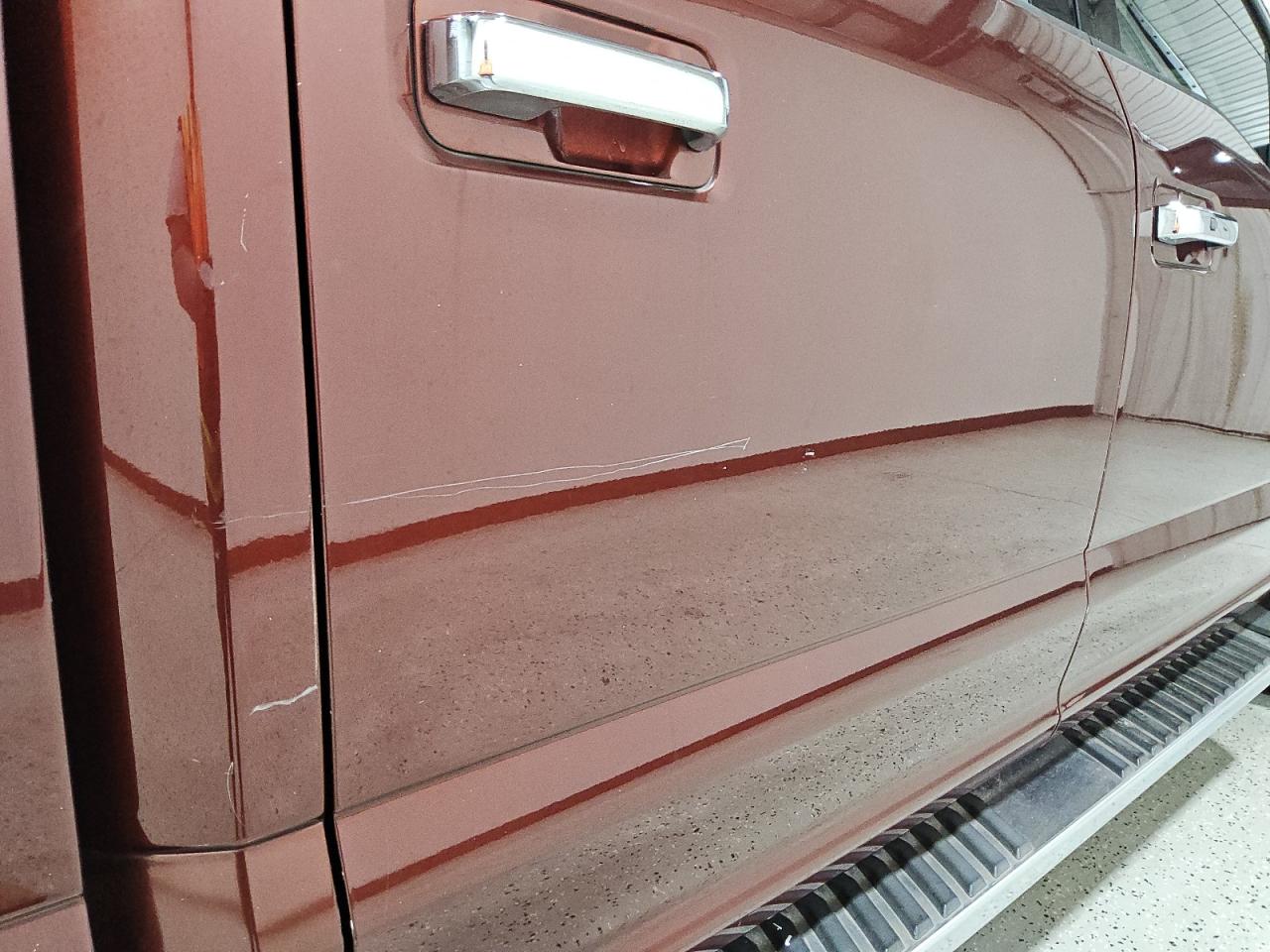 2015 Ford F150 Supercrew Burgundy vin: 1FTEW1EGXFFC99597 Damage: Right Rear Door, Heavy Scratch, 1 To 2 Inches