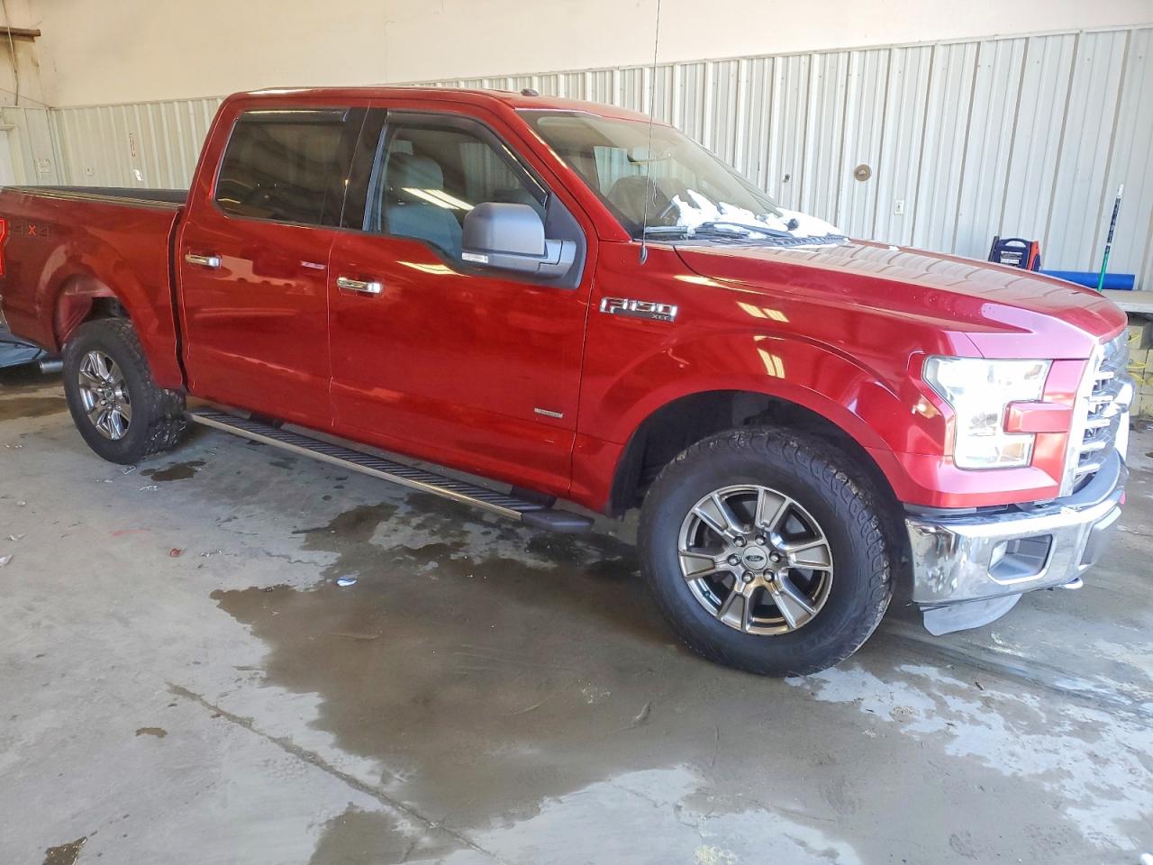 2015 Ford F150 Supercrew Красный vin: 1FTEW1EGXFKD24280