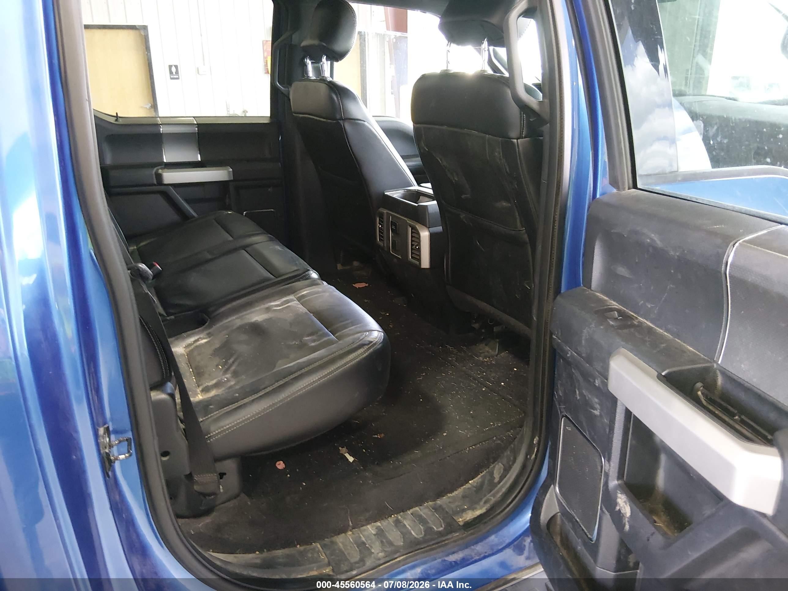 2015 Ford F-150 Lariat Blue vin: 1FTEW1EGXFKD43007