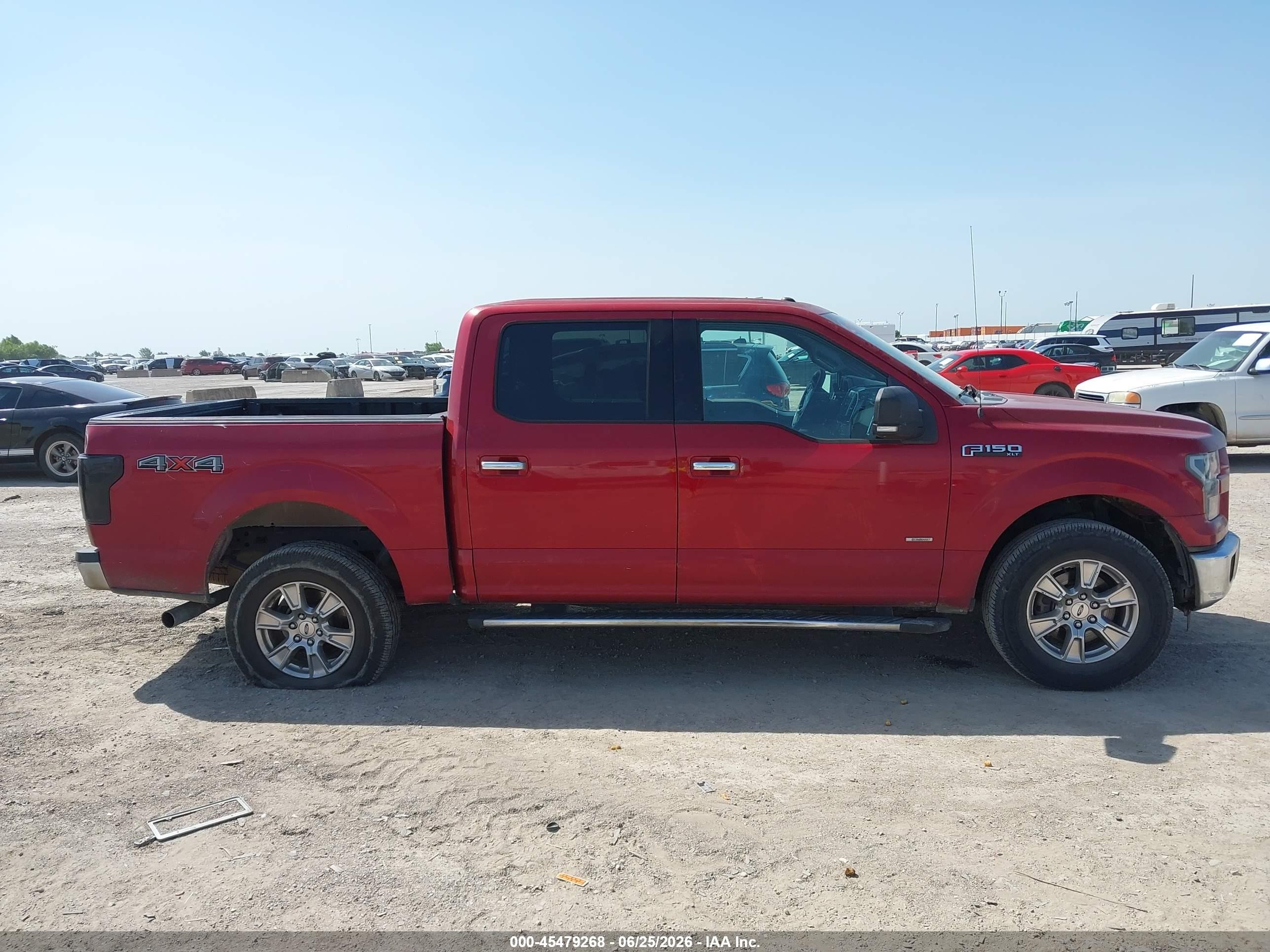 2015 Ford F-150 Xlt Burgundy vin: 1FTEW1EGXFKD70417