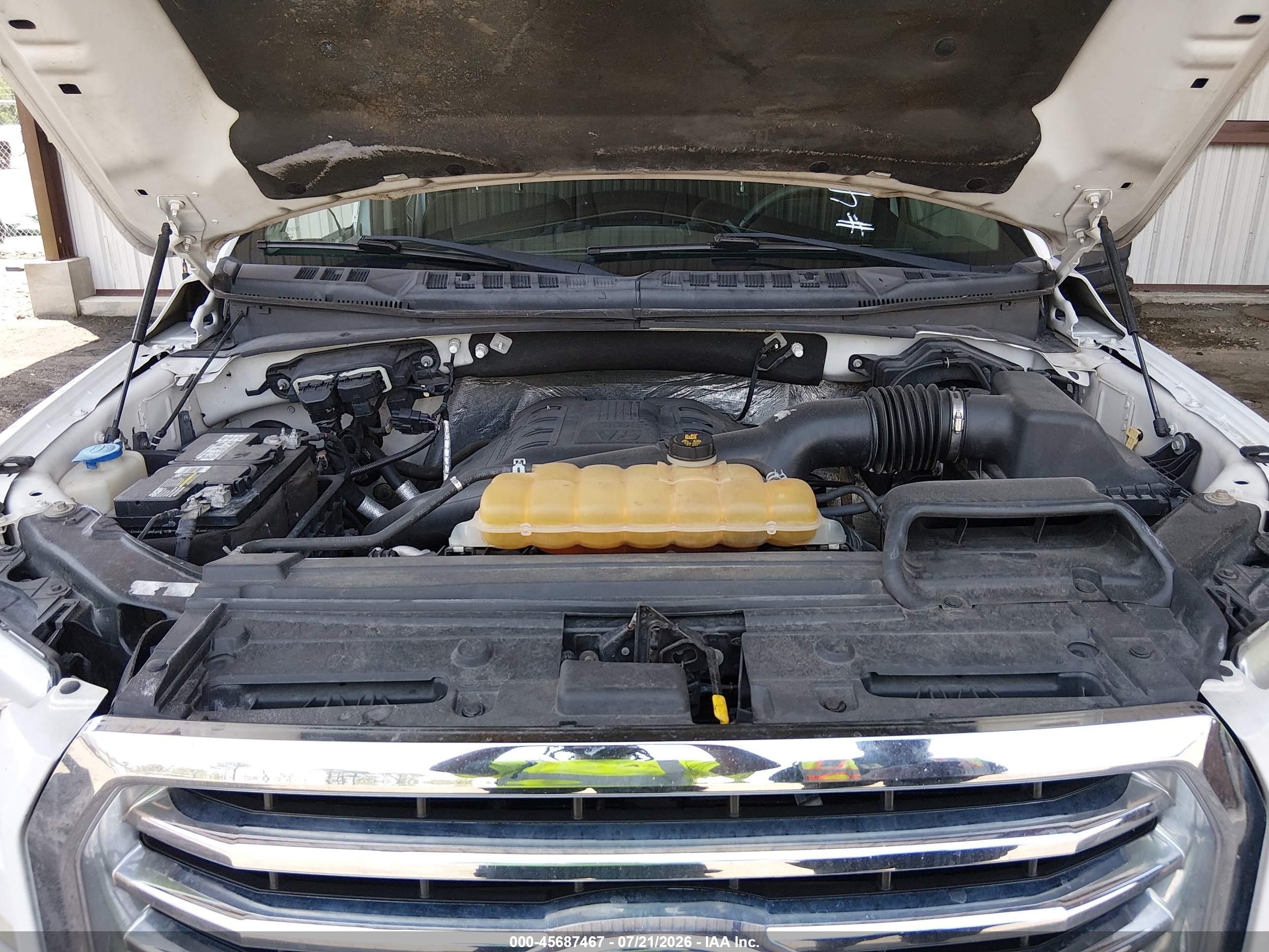 2015 Ford F-150 Xlt White vin: 1FTEW1EGXFKD85144