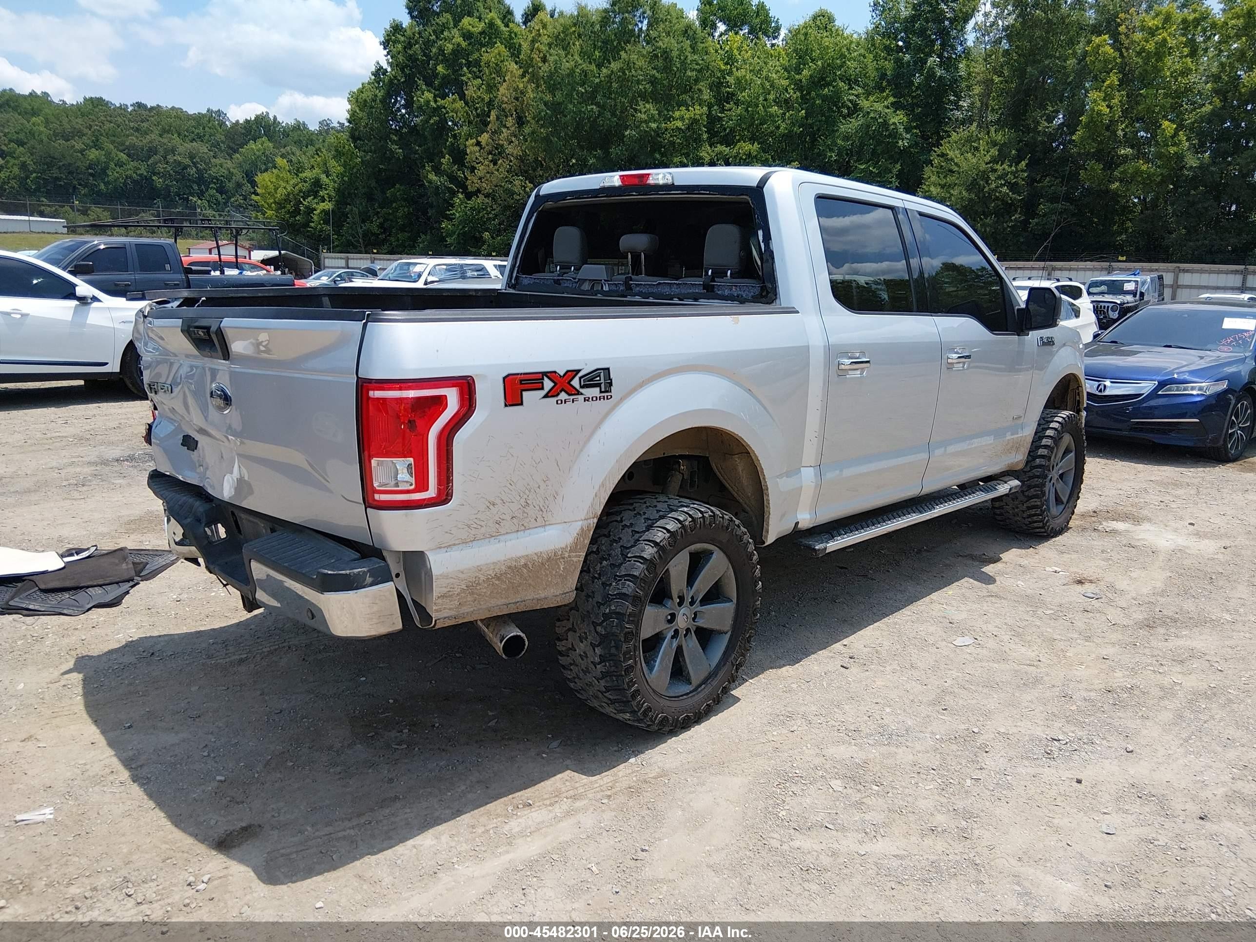2015 Ford F-150 King Ranch/lariat/platinum/xl/xlt Серебряный vin: 1FTEW1EGXFKD89713