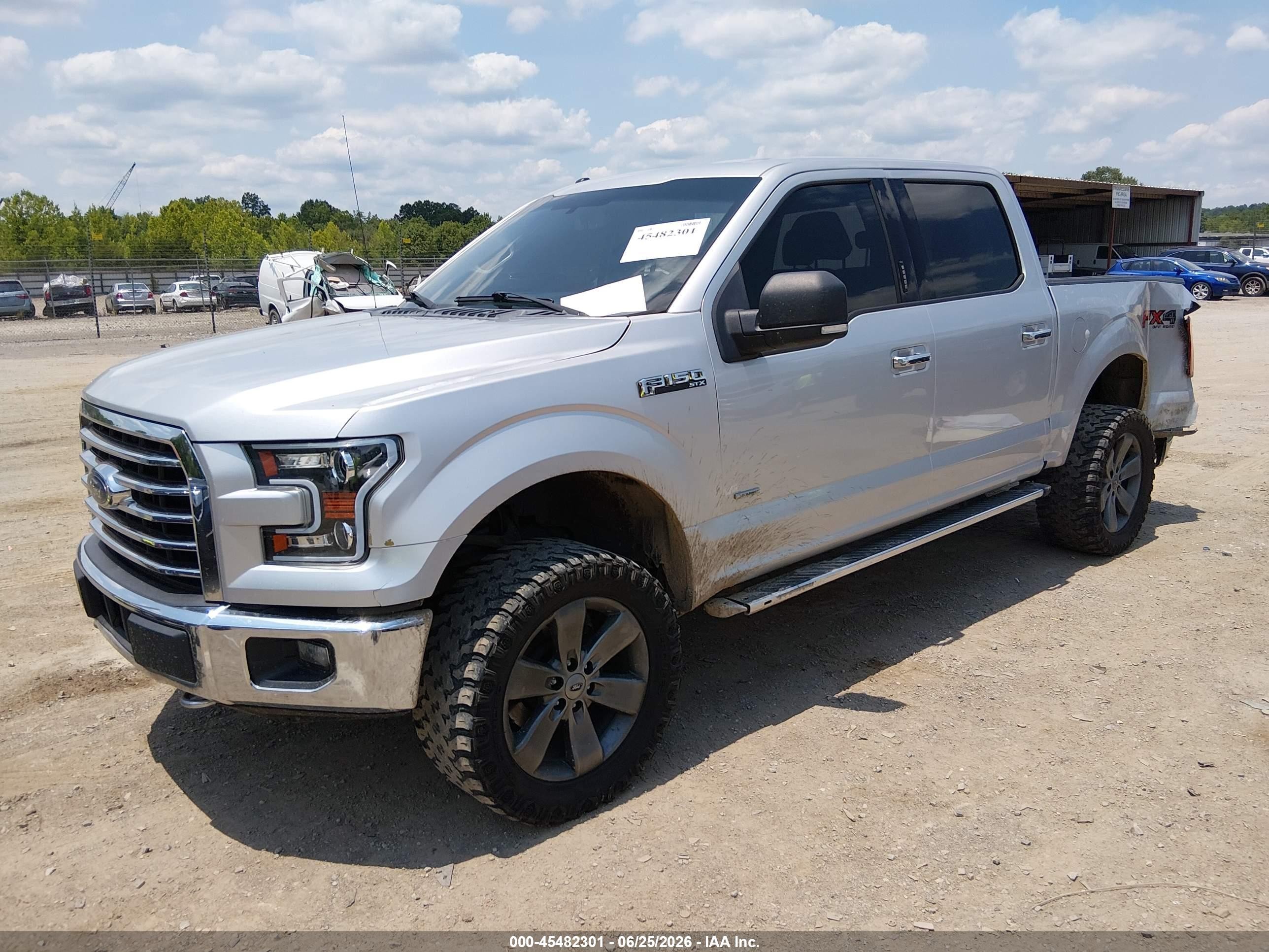 2015 Ford F-150 King Ranch/lariat/platinum/xl/xlt Серебряный vin: 1FTEW1EGXFKD89713