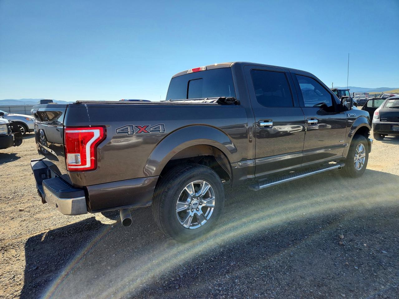 2015 Ford F150 Supercrew Коричневый vin: 1FTEW1EGXFKE16618