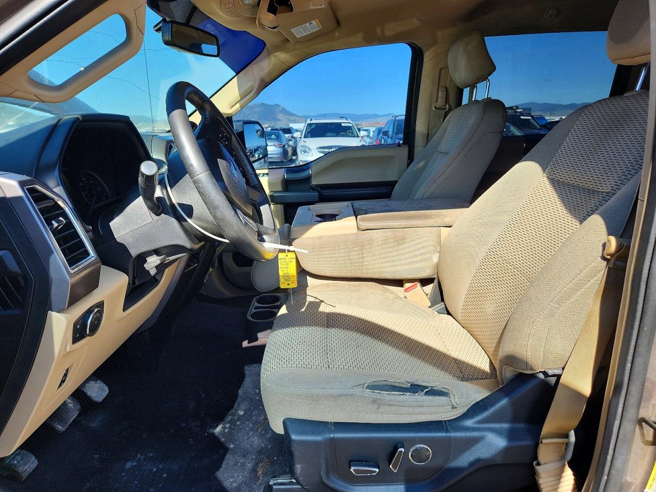 2015 Ford F150 Supercrew Коричневый vin: 1FTEW1EGXFKE16618