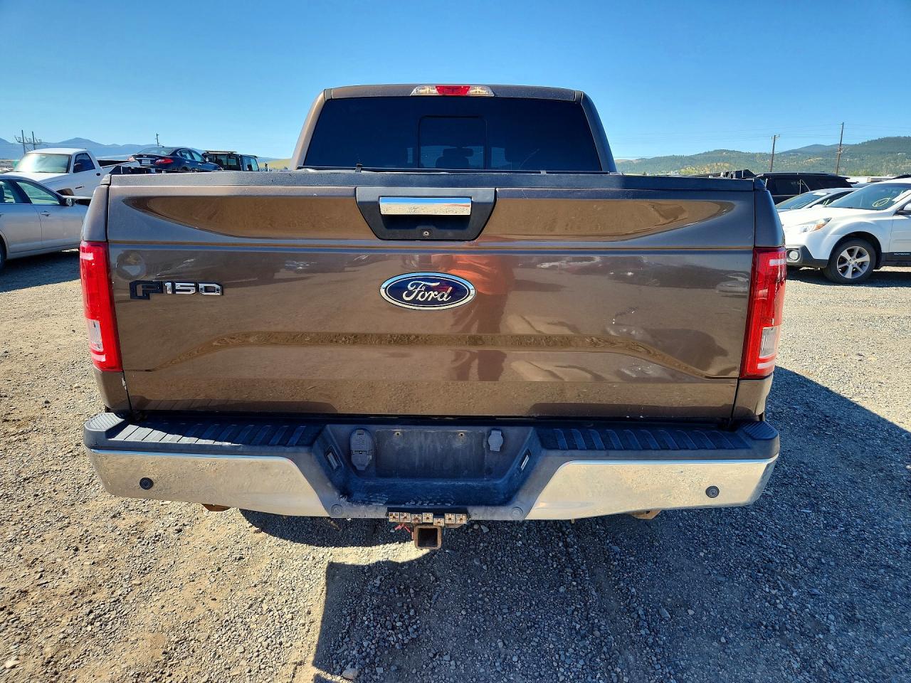 2015 Ford F150 Supercrew Коричневый vin: 1FTEW1EGXFKE16618