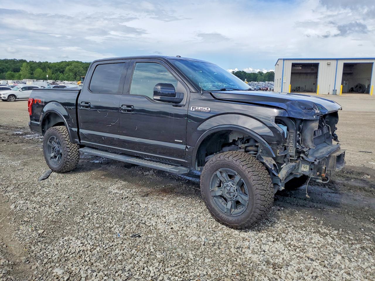 2015 Ford F150 Supercrew Black vin: 1FTEW1EGXFKE45908
