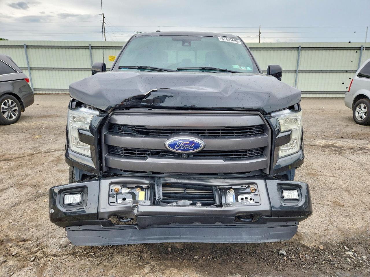 2015 Ford F150 Supercrew Black vin: 1FTEW1EGXFKE55905