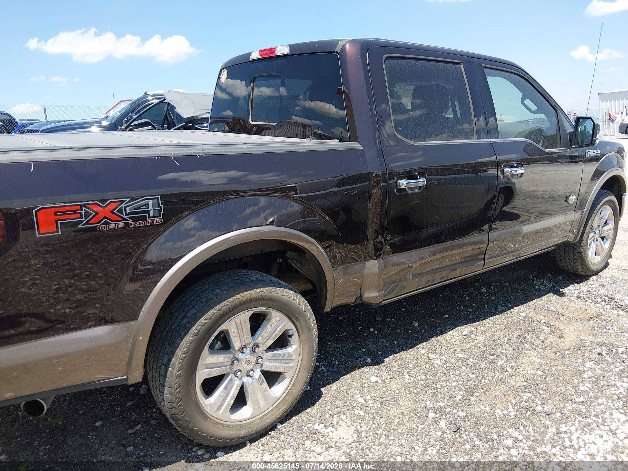 2018 Ford F-150 King Ranch Burgundy vin: 1FTEW1EGXJFA30637