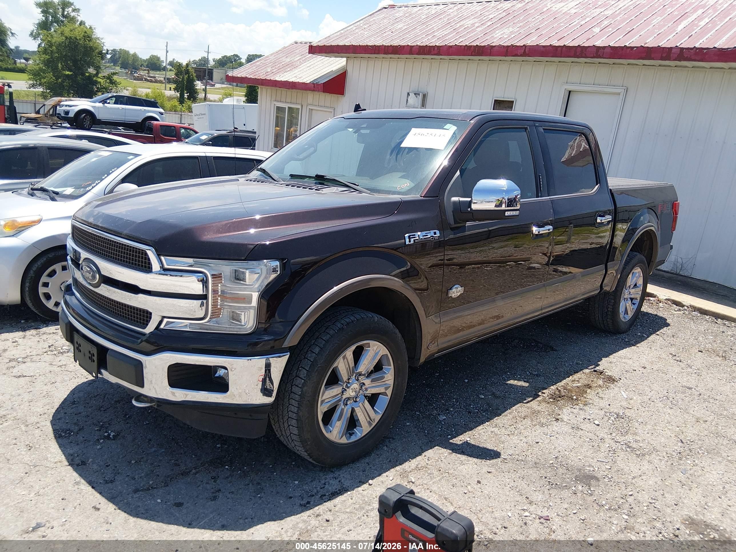 2018 Ford F-150 King Ranch Burgundy vin: 1FTEW1EGXJFA30637