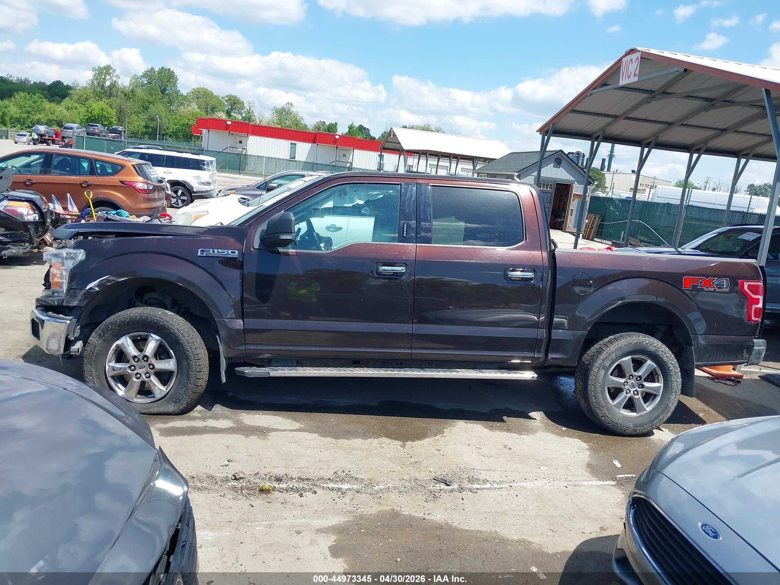 2018 Ford F-150 Xlt Maroon vin: 1FTEW1EGXJFB65519