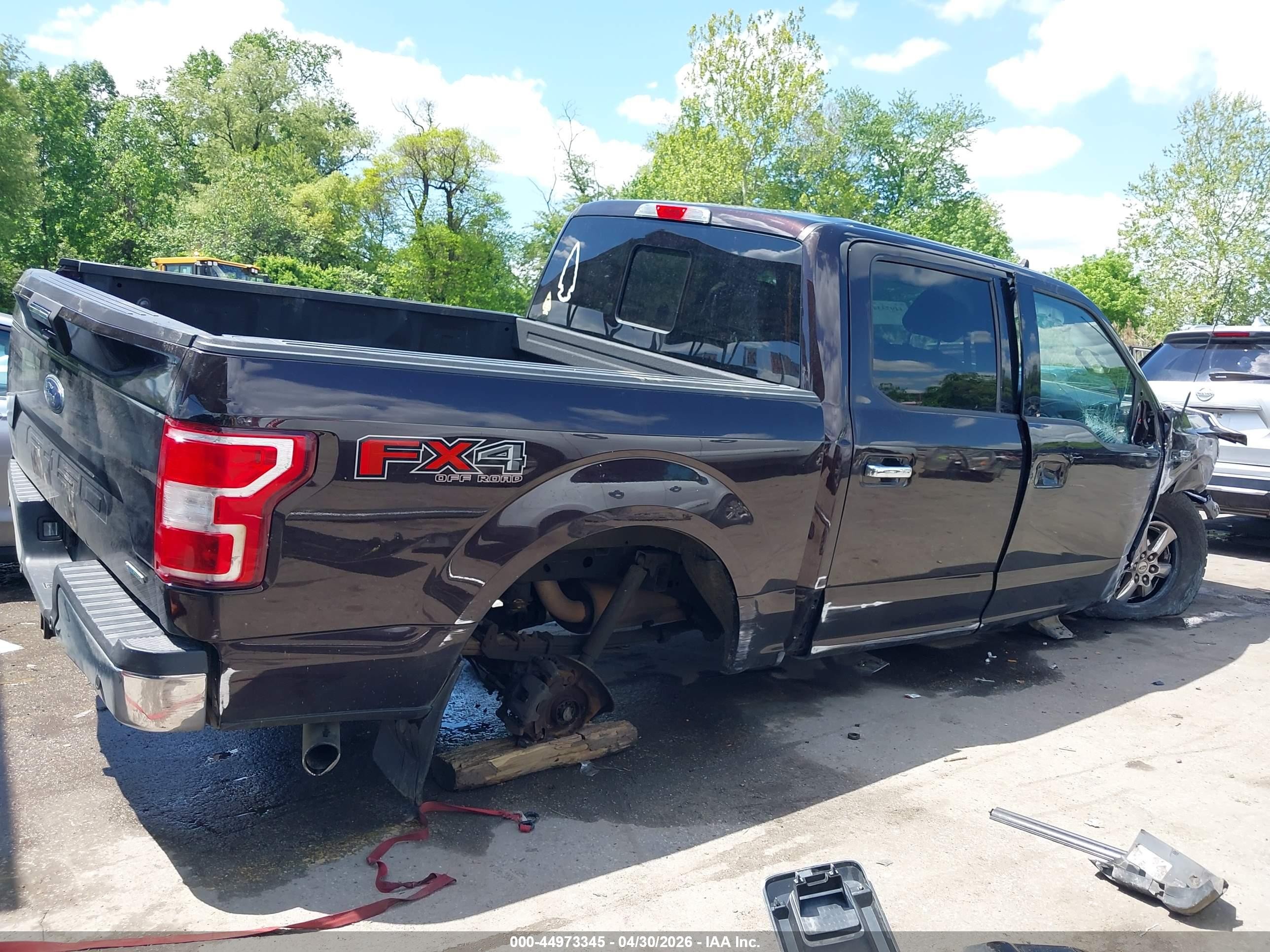 2018 Ford F-150 Xlt Maroon vin: 1FTEW1EGXJFB65519