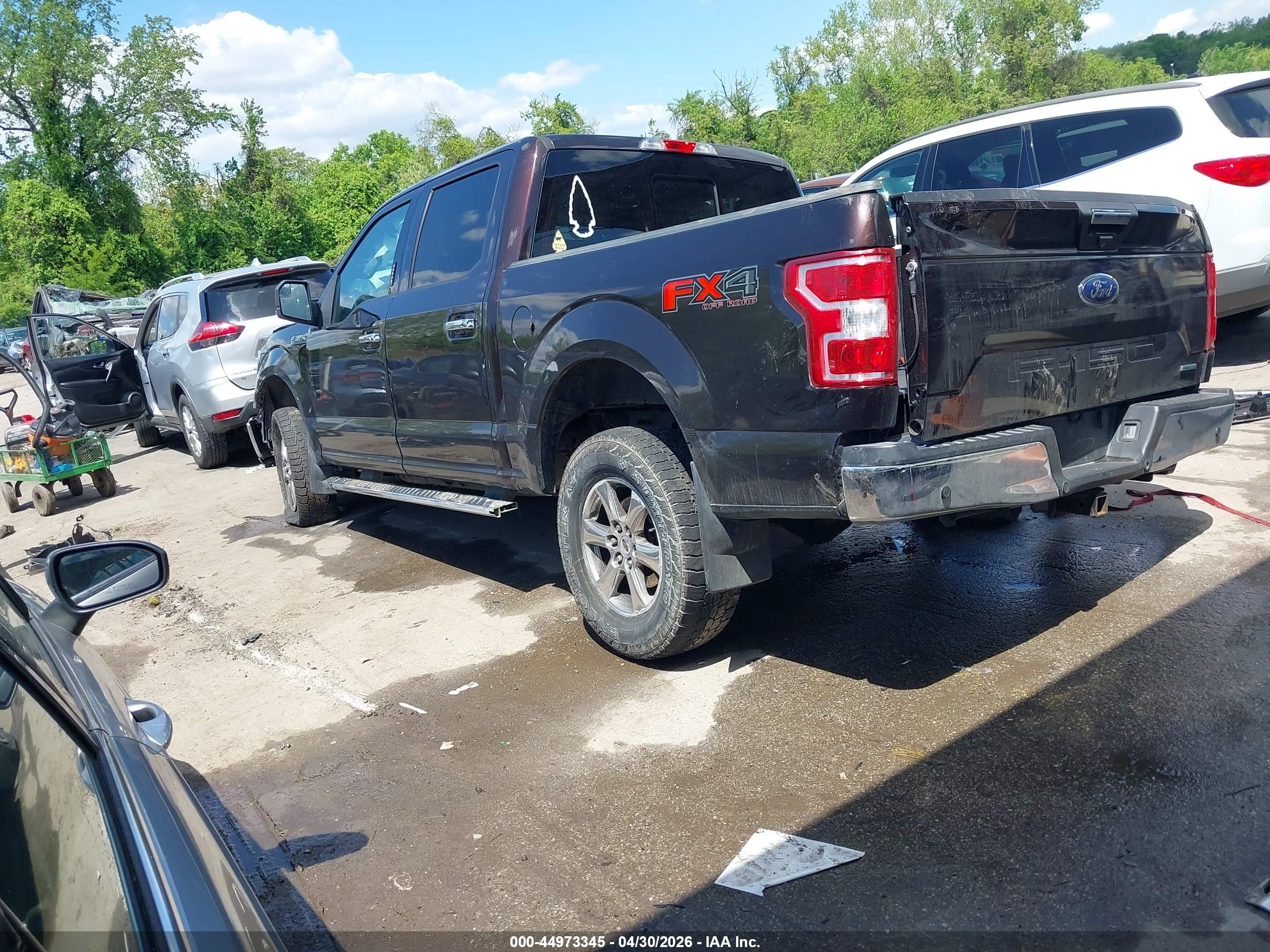 2018 Ford F-150 Xlt Maroon vin: 1FTEW1EGXJFB65519