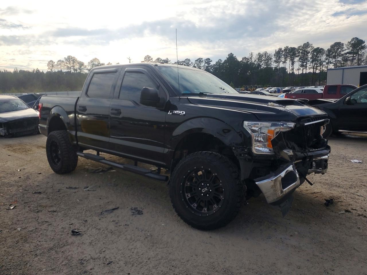 2018 Ford F150 Supercrew Black vin: 1FTEW1EGXJFB89254