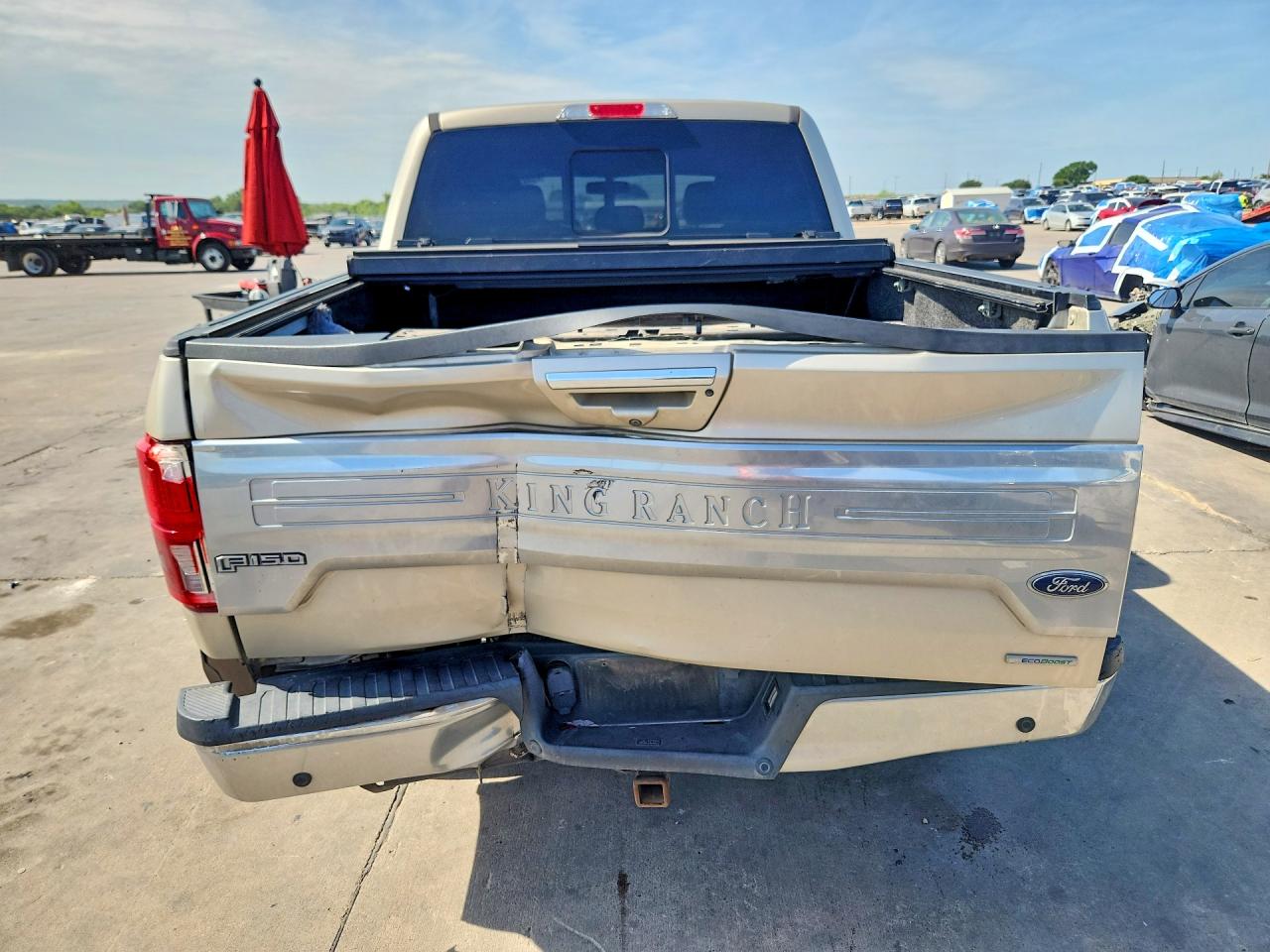 2018 Ford F150 Supercrew Желто-коричневый vin: 1FTEW1EGXJFC70769
