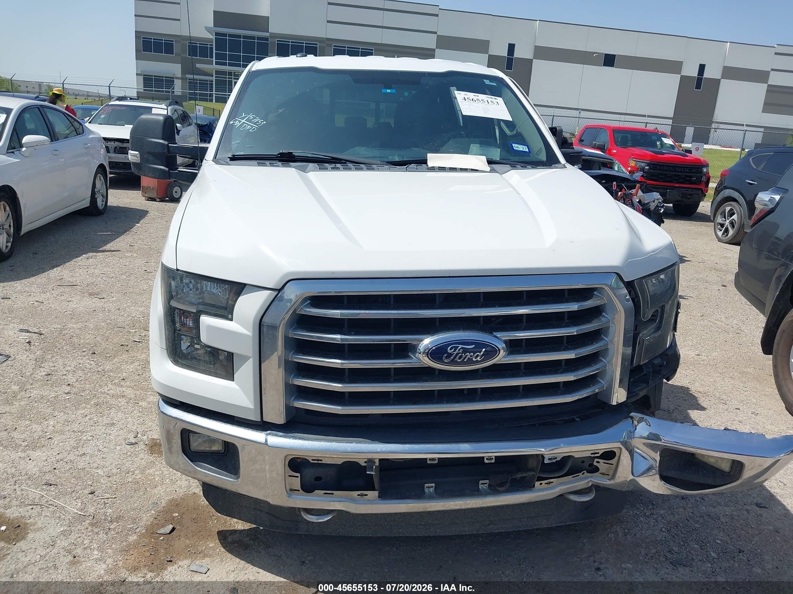 2015 Ford F-150 Xlt White vin: 1FTEW1EP0FFA00392