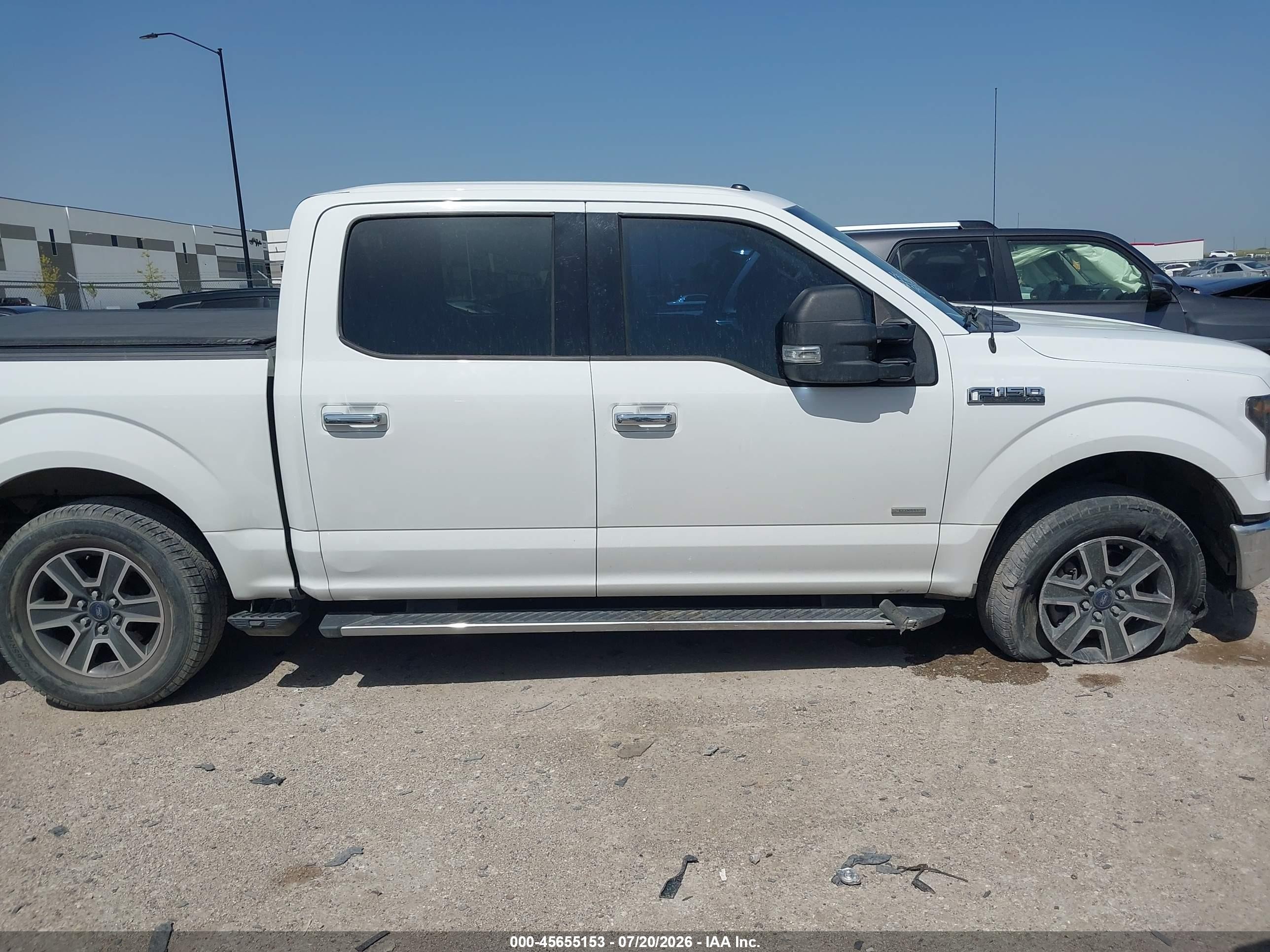 2015 Ford F-150 Xlt White vin: 1FTEW1EP0FFA00392