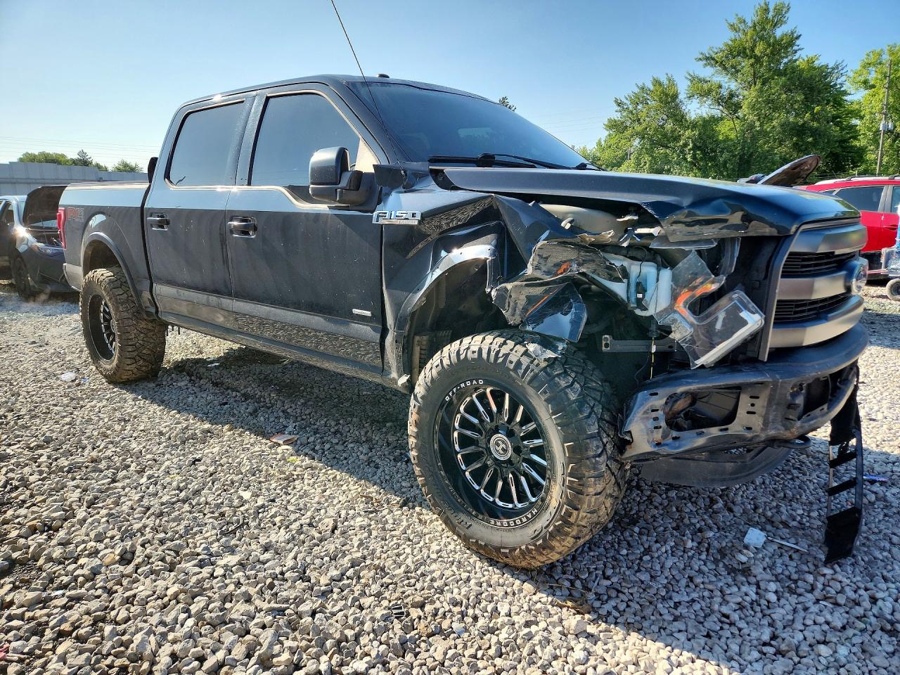2015 Ford F150 Supercrew Черный vin: 1FTEW1EP0FFB02078