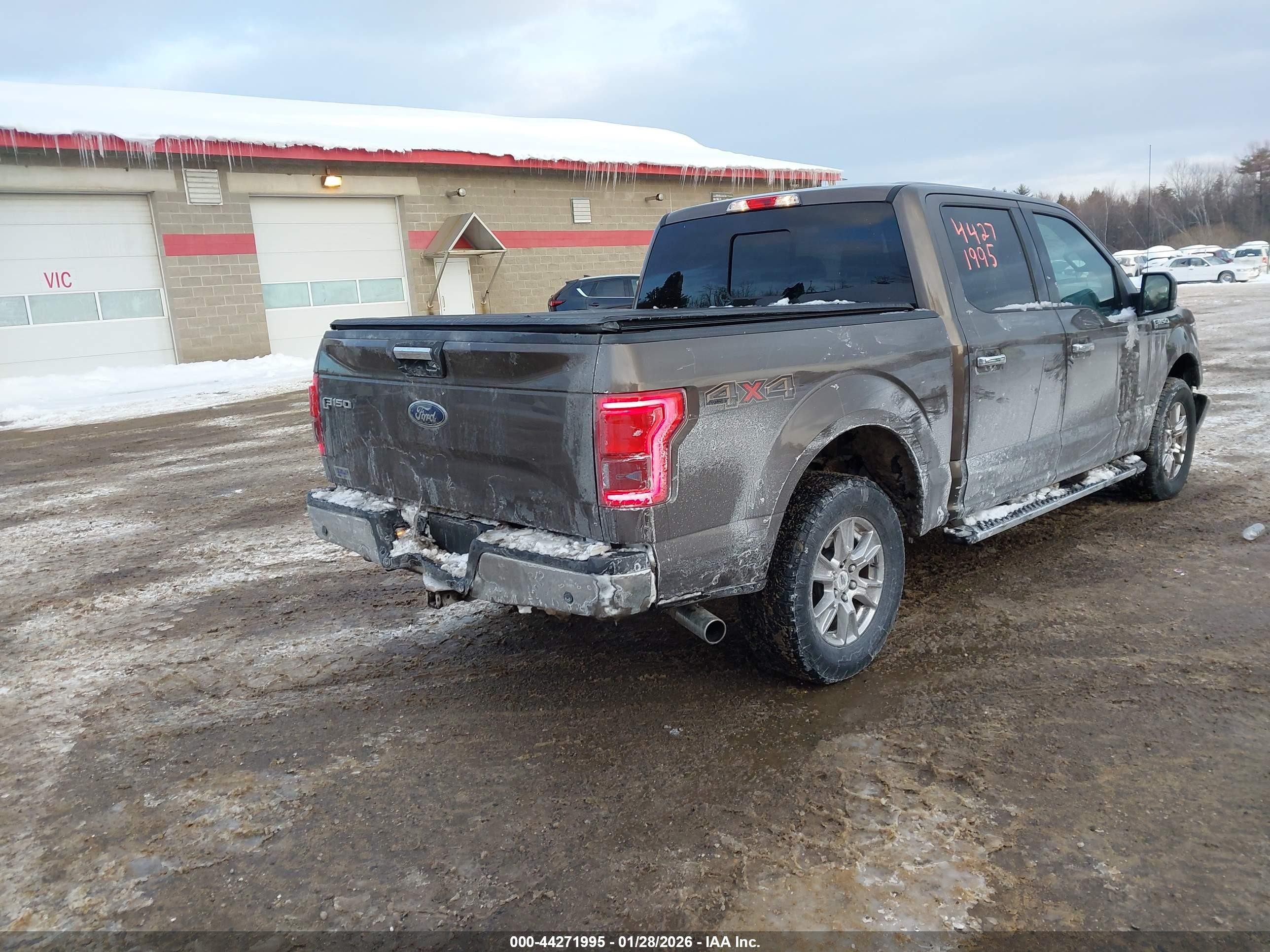 2015 Ford F-150 Xlt Brown vin: 1FTEW1EP0FFC66107