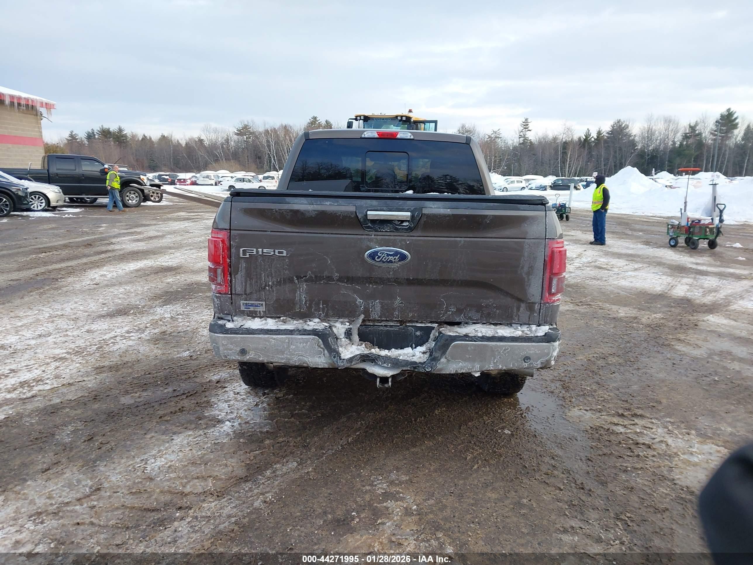 2015 Ford F-150 Xlt Brown vin: 1FTEW1EP0FFC66107