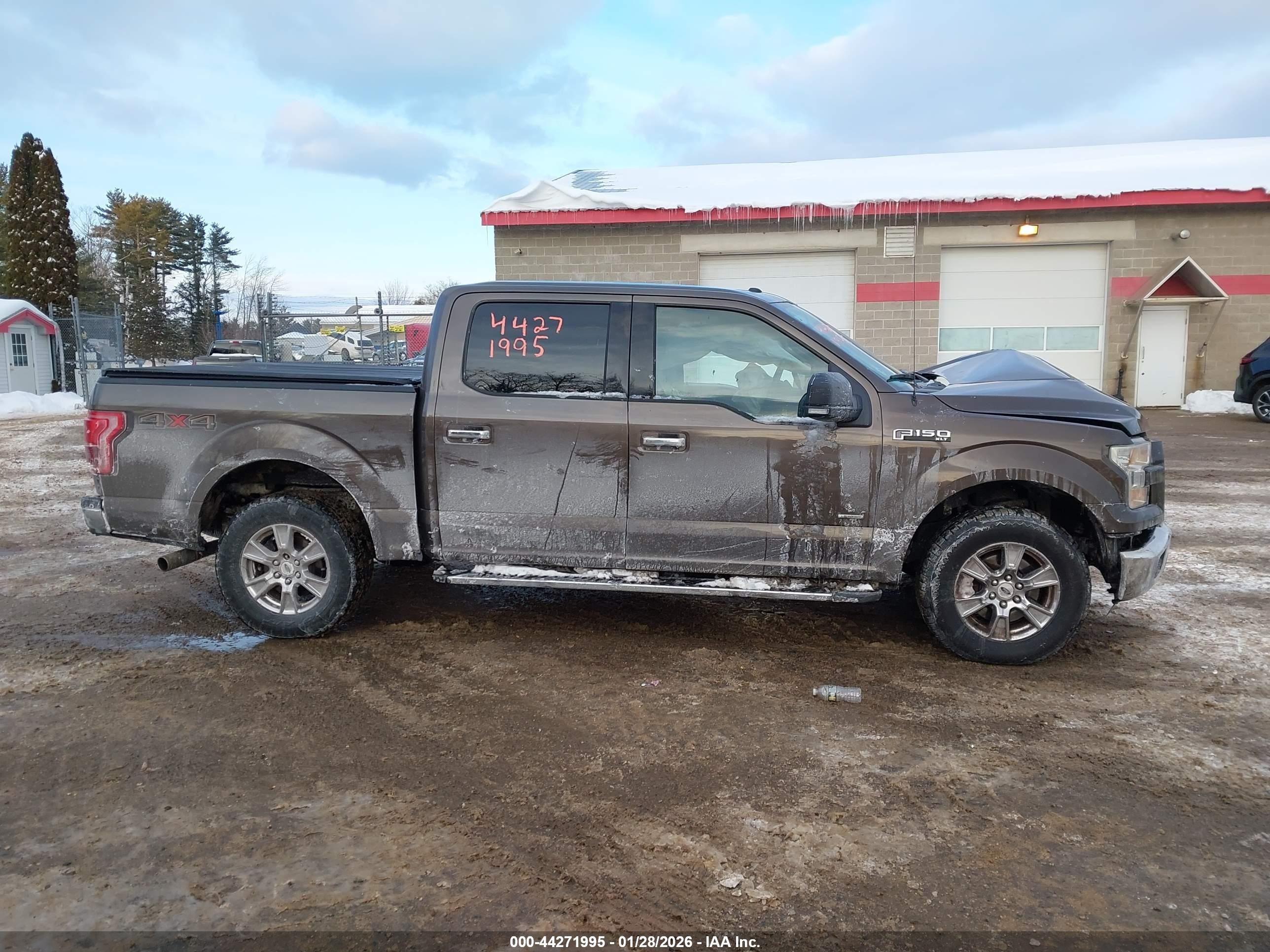 2015 Ford F-150 Xlt Brown vin: 1FTEW1EP0FFC66107