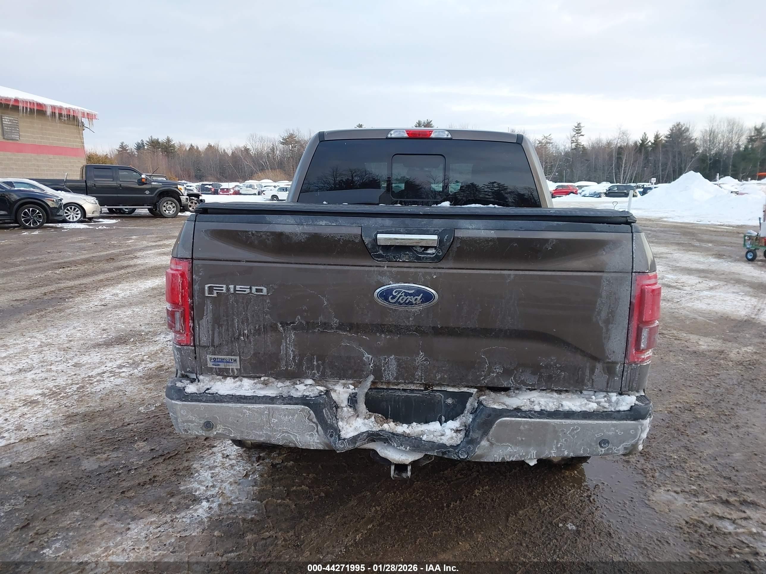2015 Ford F-150 Xlt Brown vin: 1FTEW1EP0FFC66107