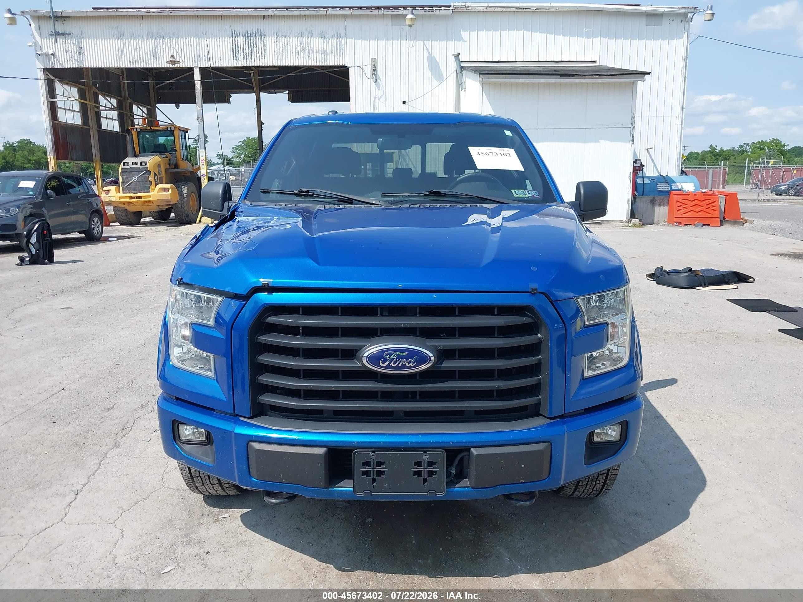 2015 Ford F-150 Xlt Blue vin: 1FTEW1EP0FFC79780