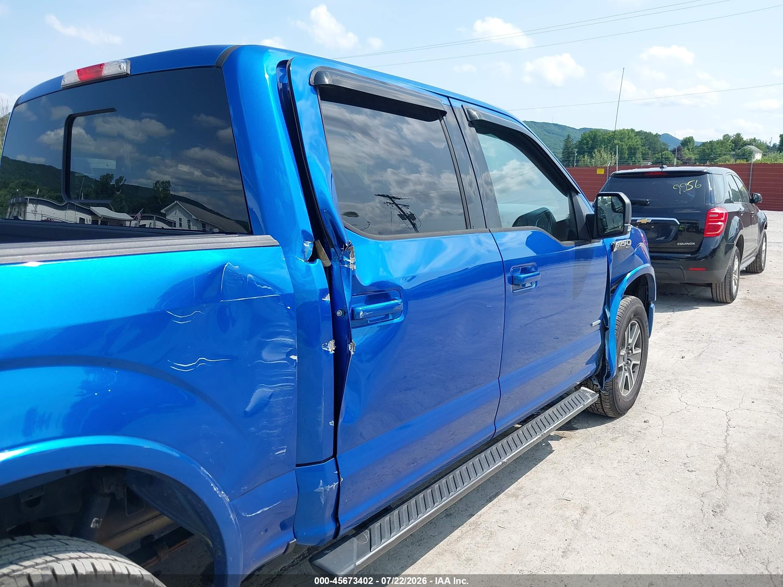 2015 Ford F-150 Xlt Blue vin: 1FTEW1EP0FFC79780