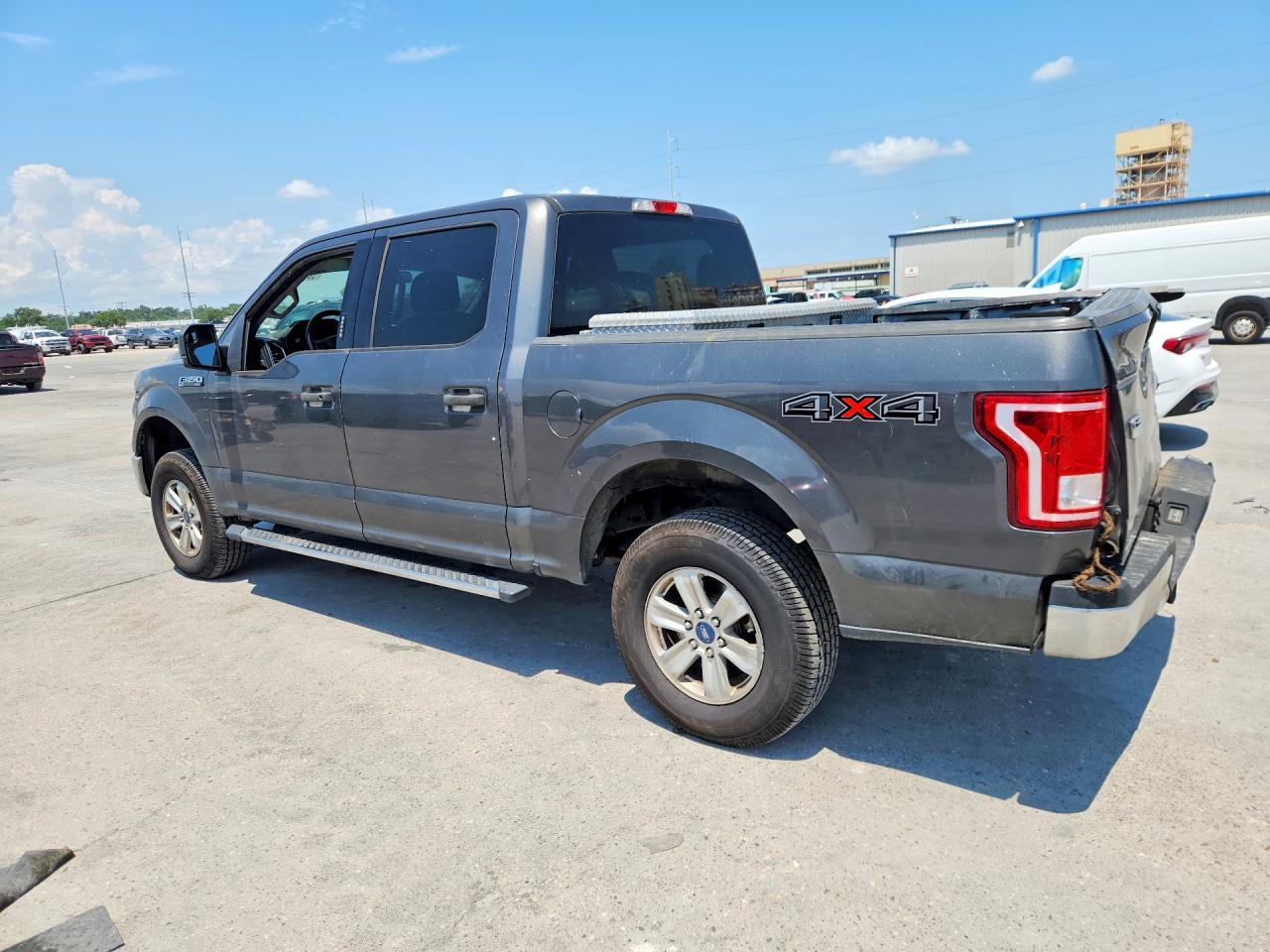 2015 Ford F150 Supercrew Gray vin: 1FTEW1EP0FKD74881