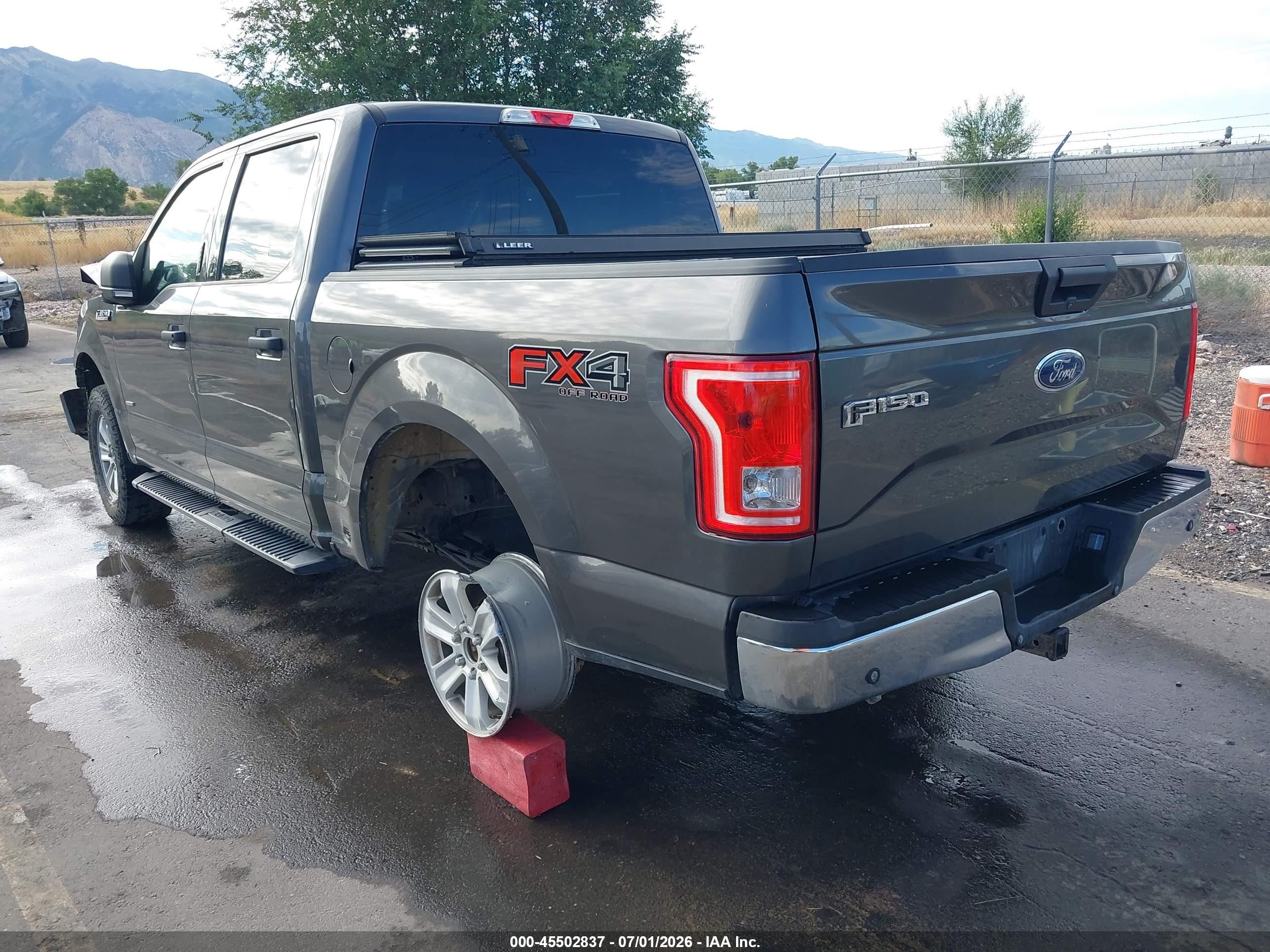 2015 Ford F-150 Lariat/xl/xlt Gray vin: 1FTEW1EP0FKD97111
