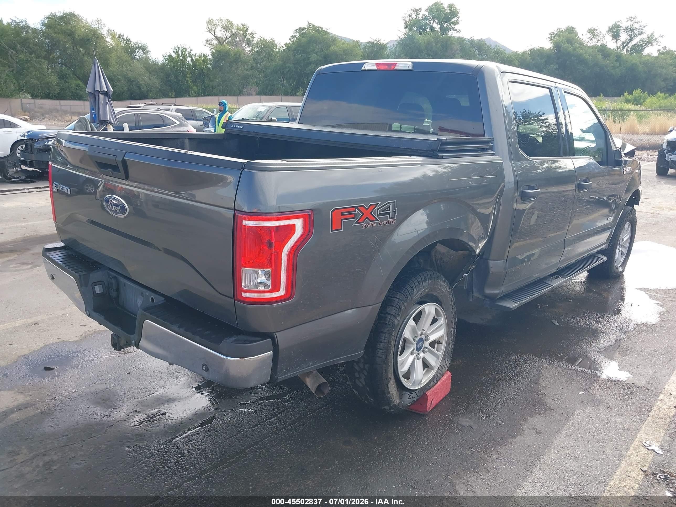 2015 Ford F-150 Lariat/xl/xlt Gray vin: 1FTEW1EP0FKD97111