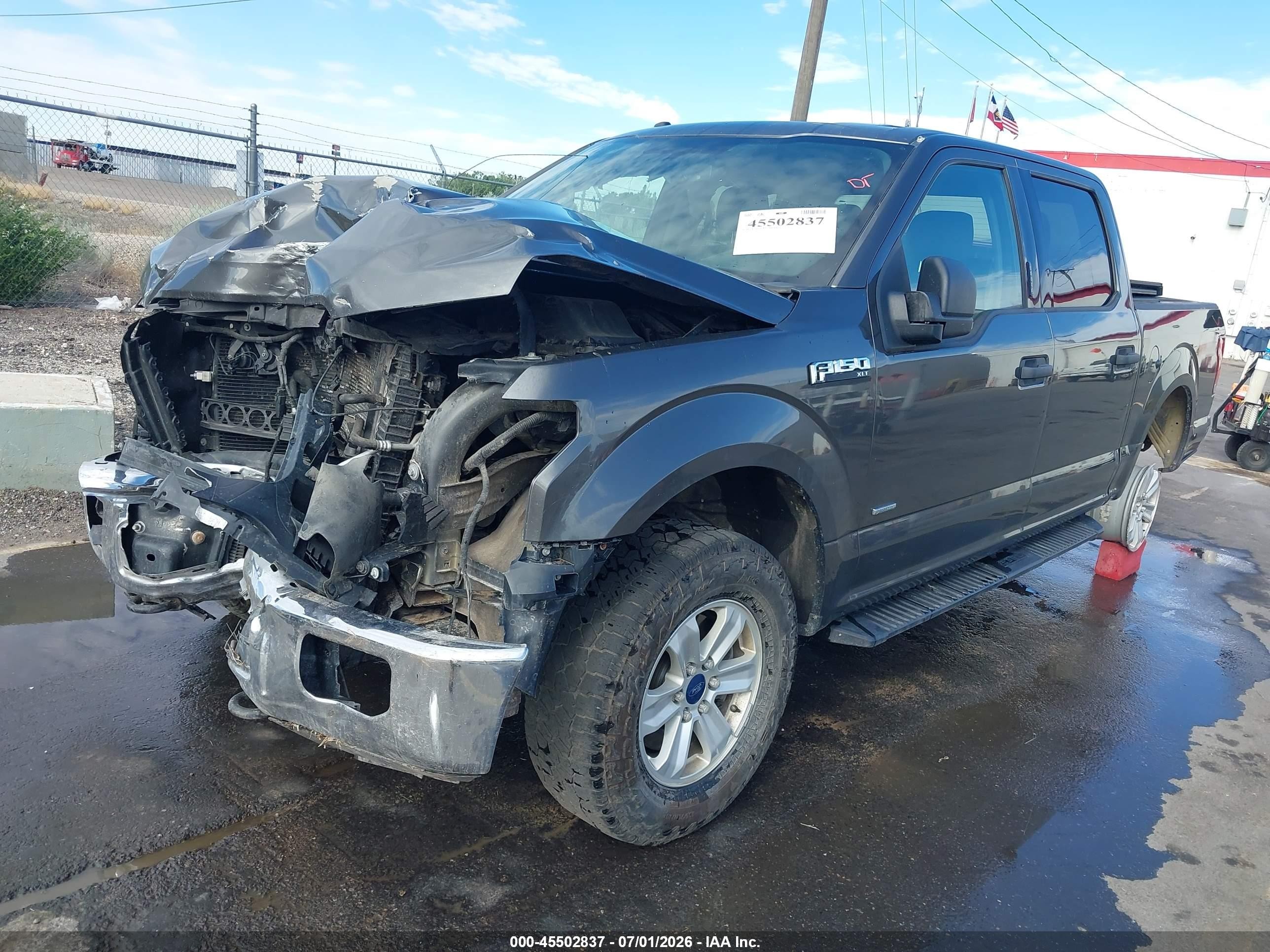 2015 Ford F-150 Lariat/xl/xlt Gray vin: 1FTEW1EP0FKD97111