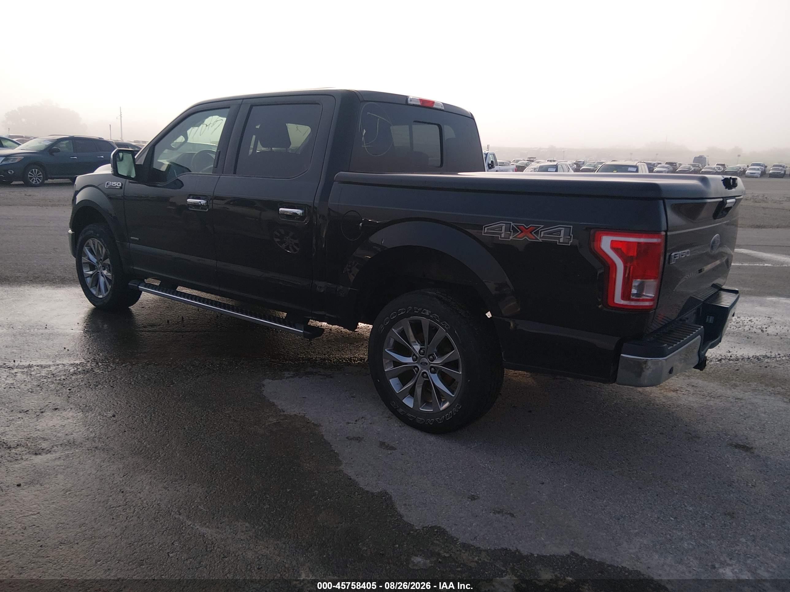 2017 Ford F-150 Xlt Black vin: 1FTEW1EP0HKC43467