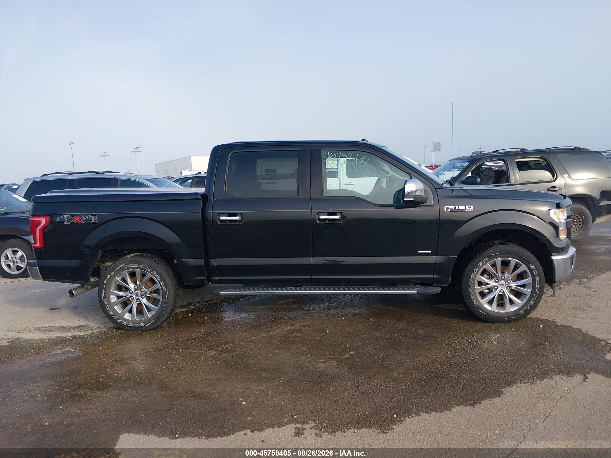 2017 Ford F-150 Xlt Black vin: 1FTEW1EP0HKC43467