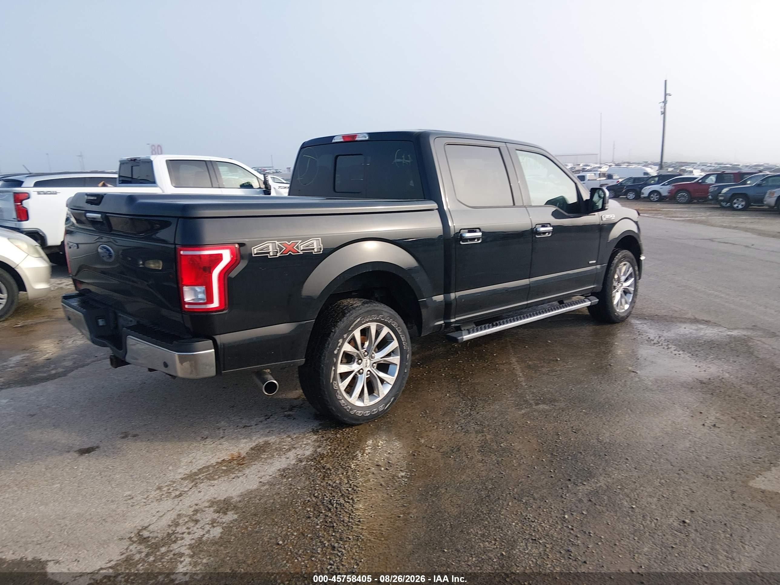 2017 Ford F-150 Xlt Black vin: 1FTEW1EP0HKC43467